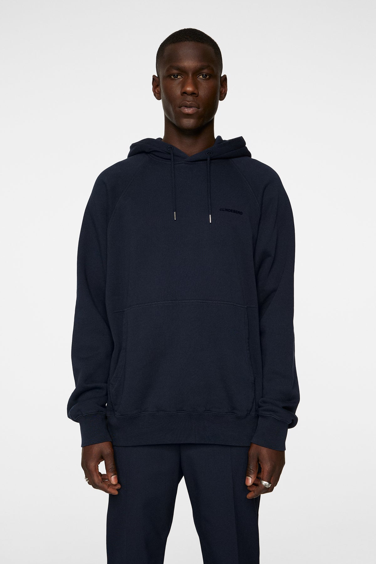 Callan Hoodie in JL Navy by J.Lindeberg
