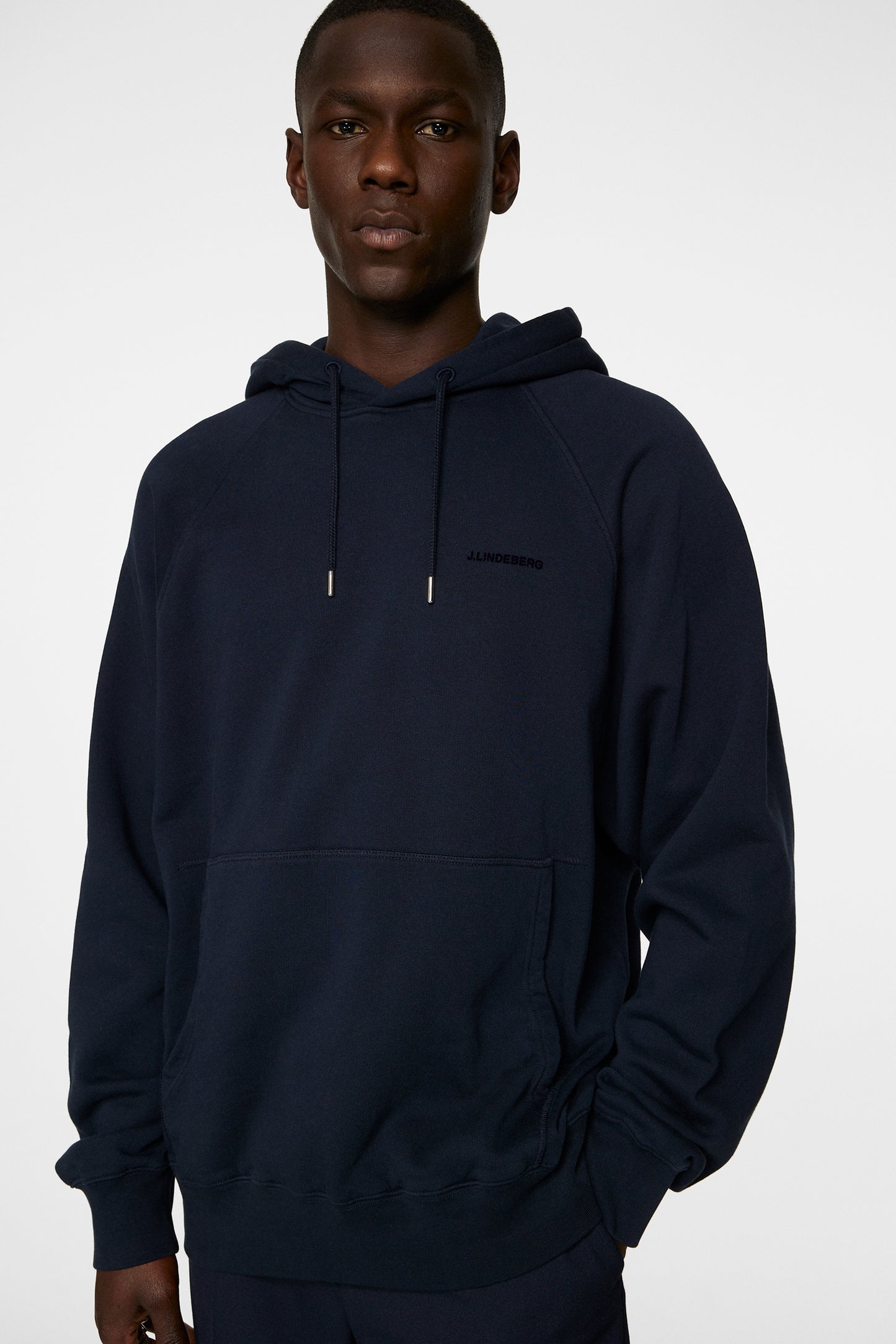 Callan Hoodie in JL Navy by J.Lindeberg