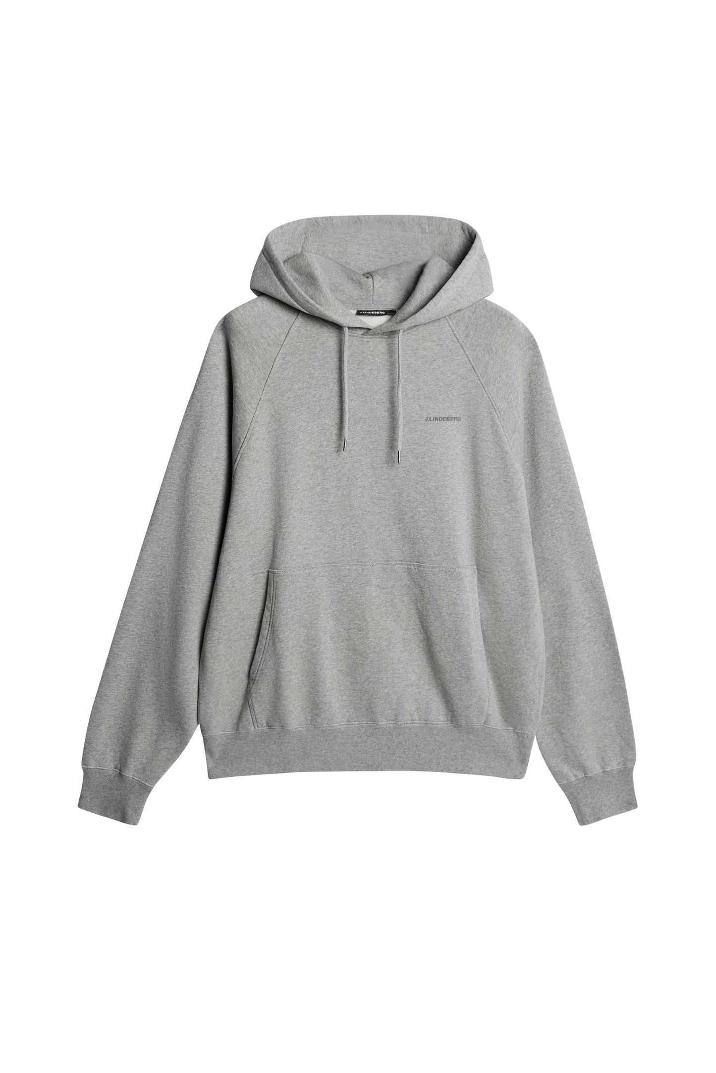 Callan Hoodie in Light Grey Melange by J.Lindeberg