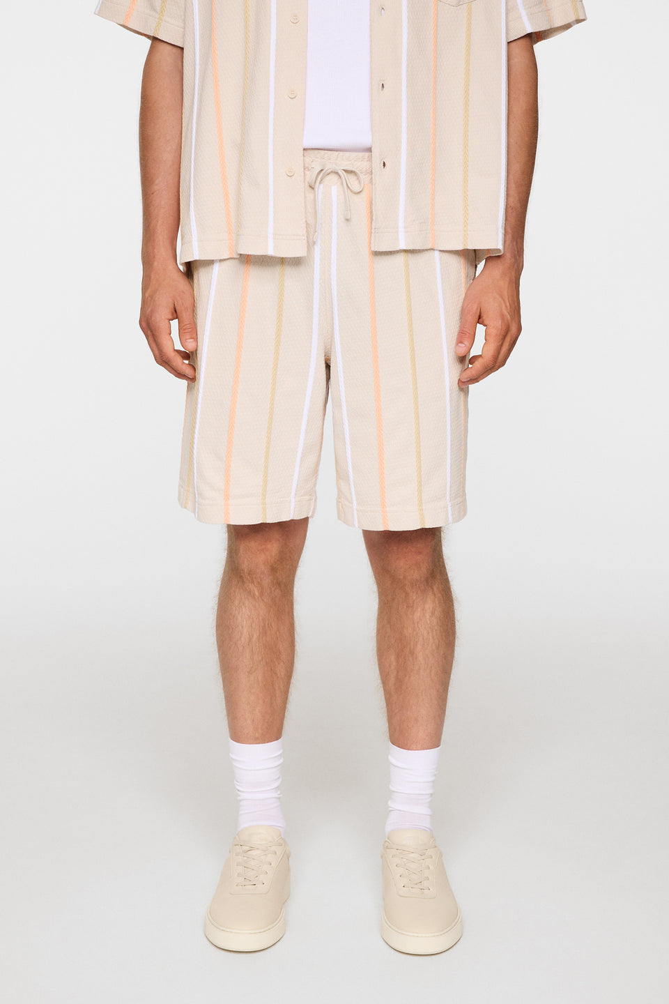 Simon Stripe Shorts / Moonbeam