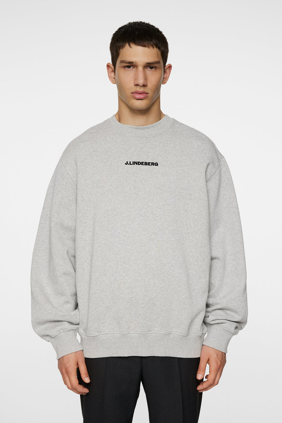 Callan Crew Neck / Light Grey Melange