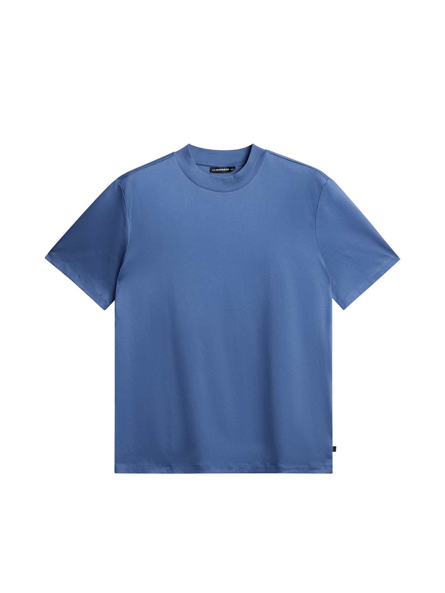Ace Mock Neck T-shirt in Bijou Blue by J.Lindeberg