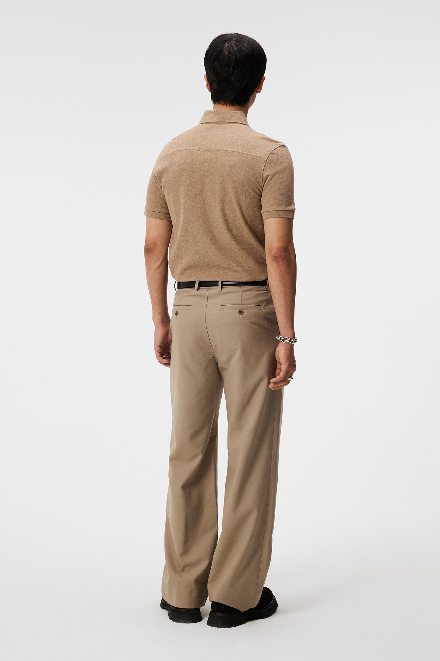 Troy Polo Shirt in Oil Green by J.Lindeberg