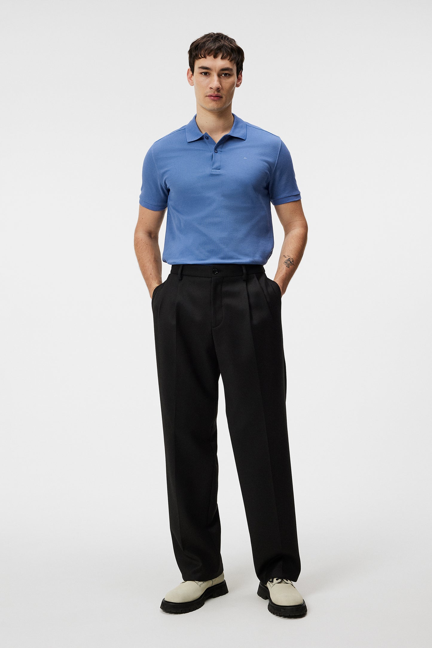 Troy Polo Shirt in Bijou Blue by J.Lindeberg
