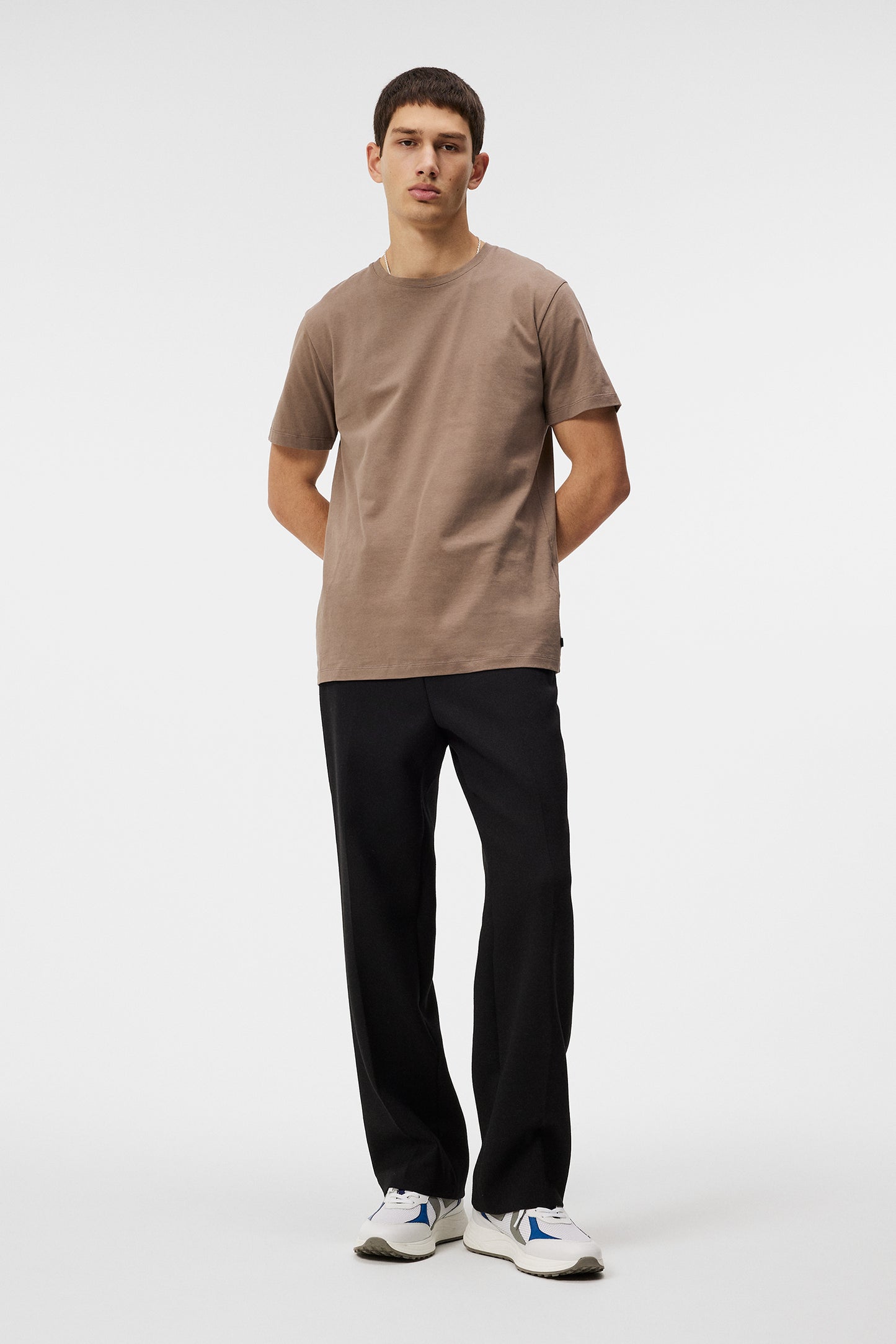 Sid Basic T-Shirt in Walnut by J.Lindeberg