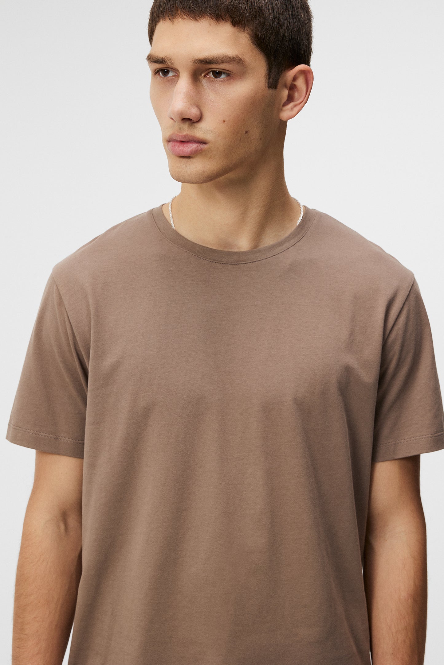 Sid Basic T-Shirt in Walnut by J.Lindeberg