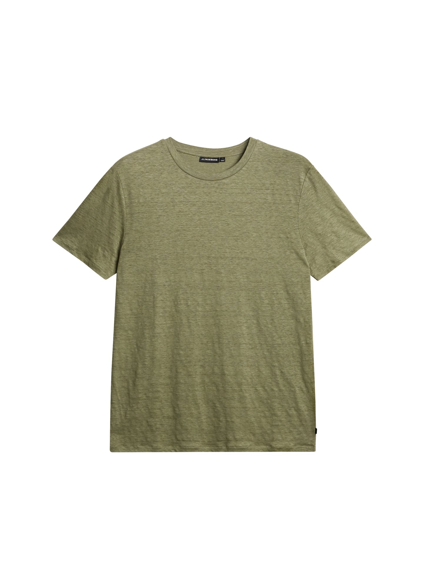 Coma Linen Tee in Oil Green by J.Lindeberg