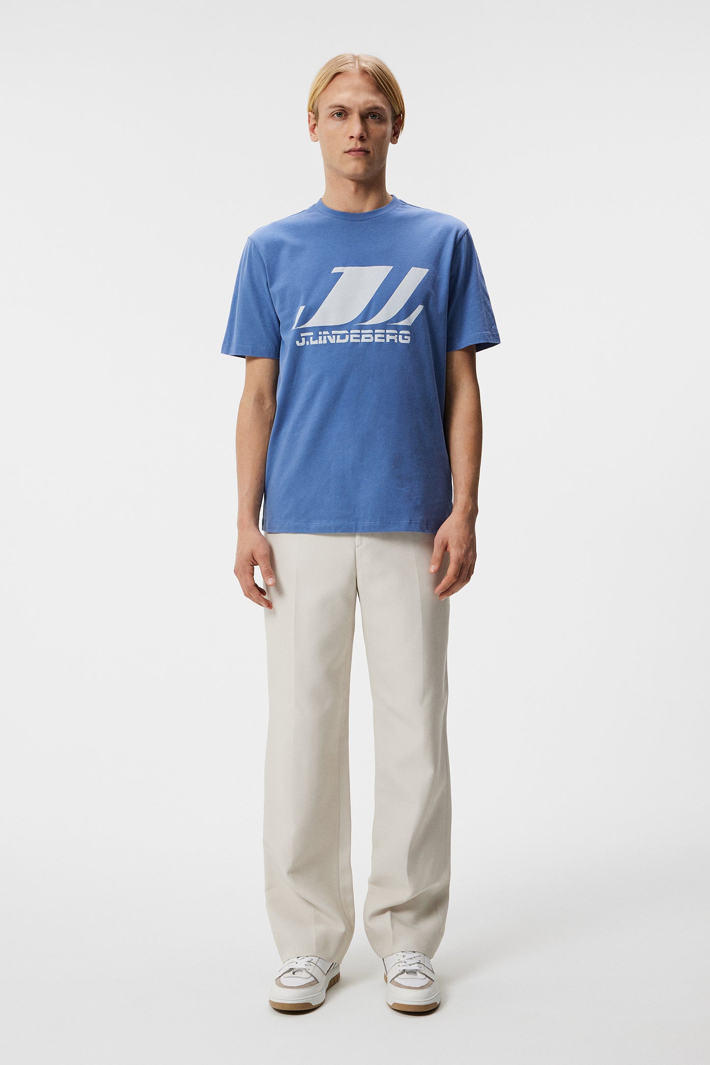 Parcy Logo Tee in Bijou Blue by J.Lindeberg