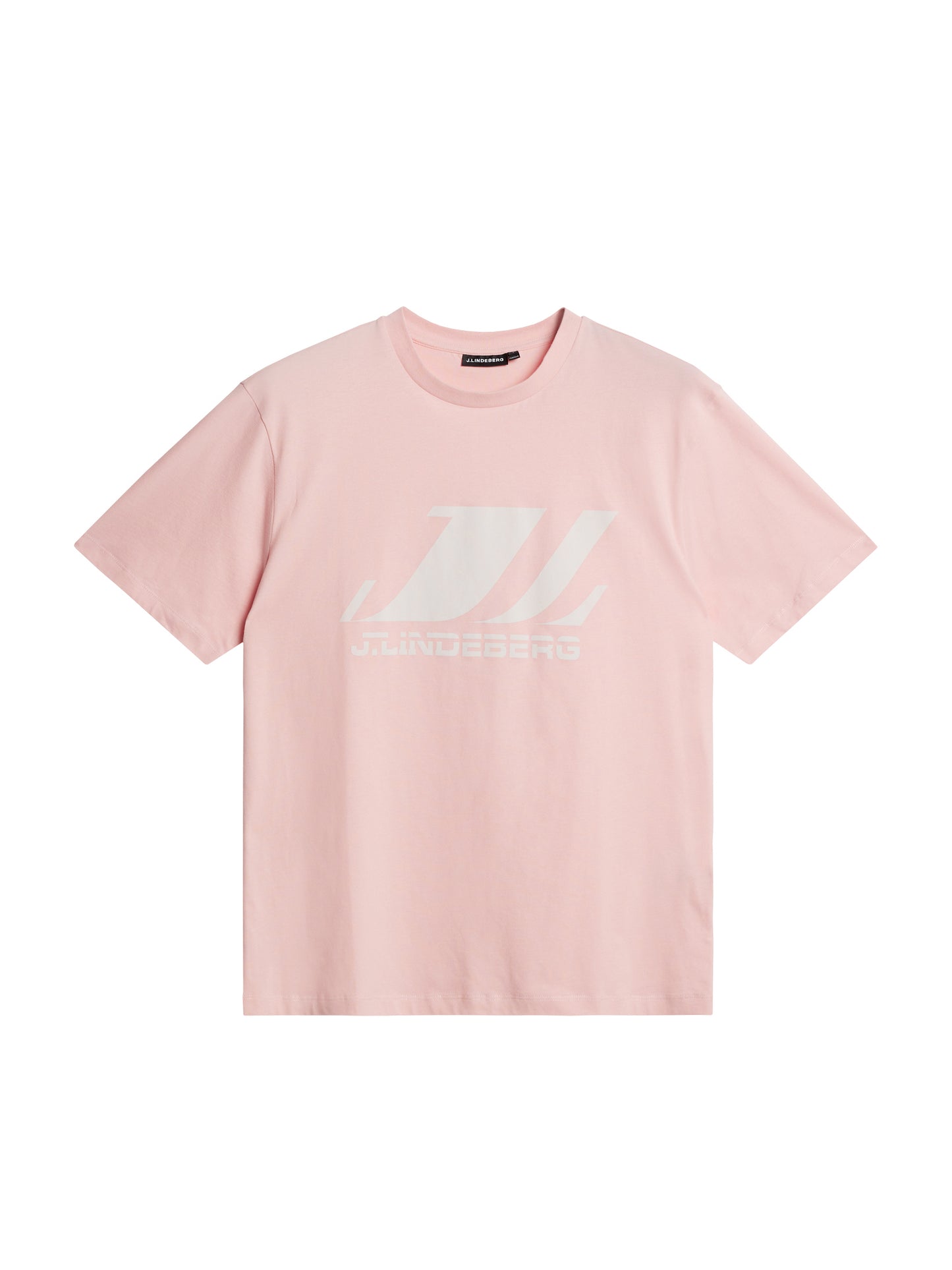 Parcy Logo Tee in Powder Pink by J.Lindeberg