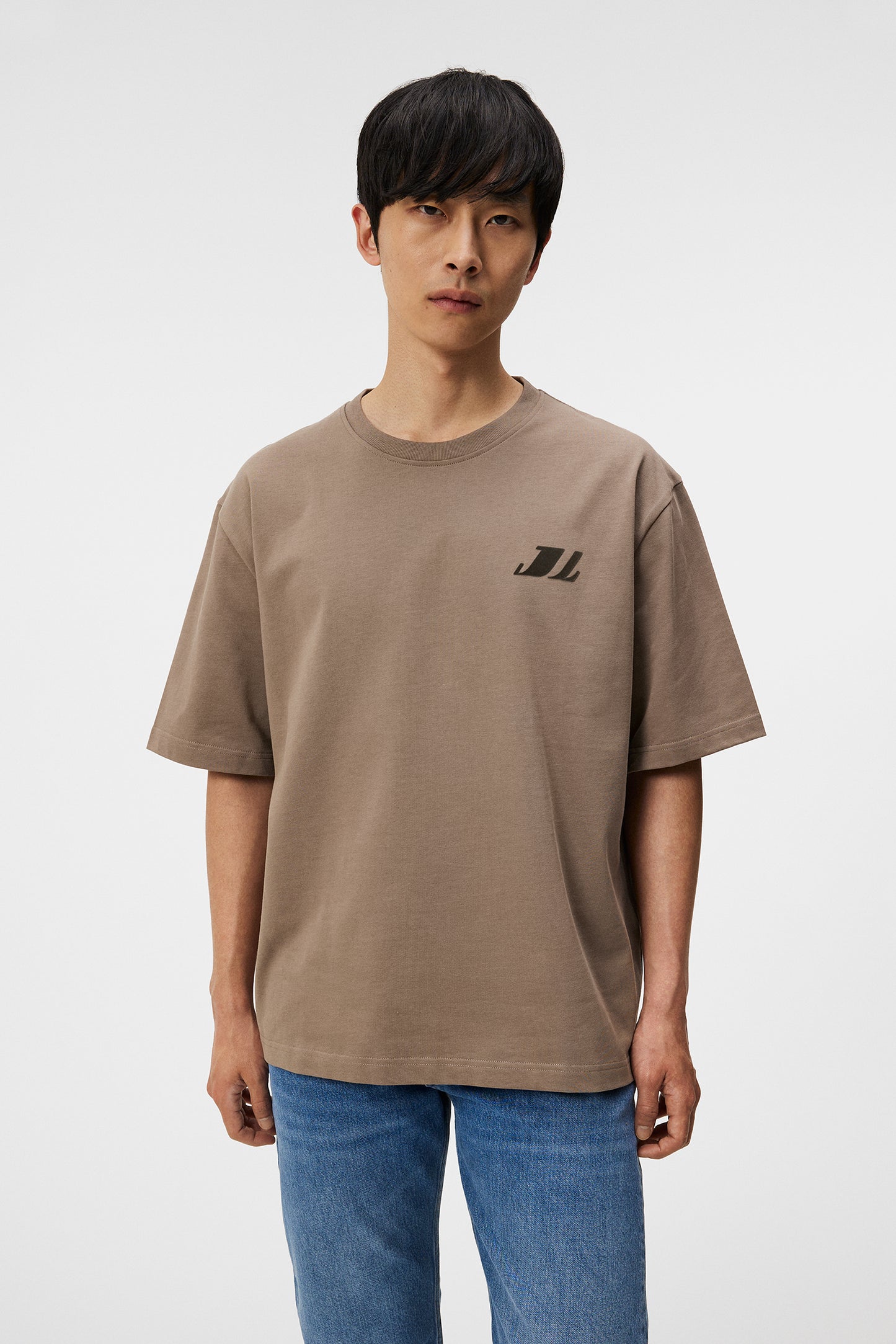 Cameron Loose Tee in Walnut by J.Lindeberg
