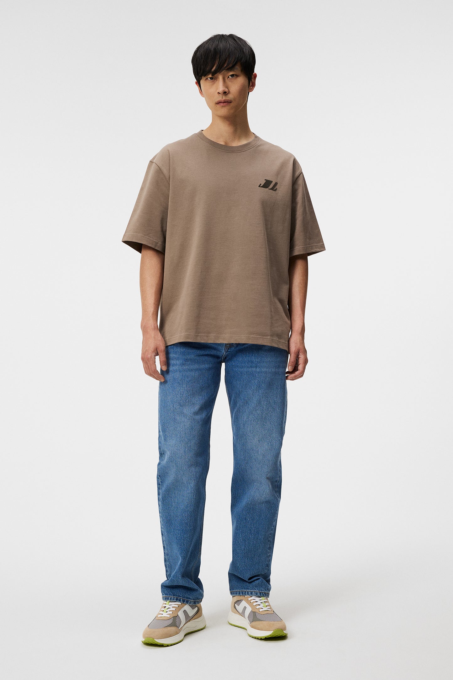 Cameron Loose Tee in Walnut by J.Lindeberg
