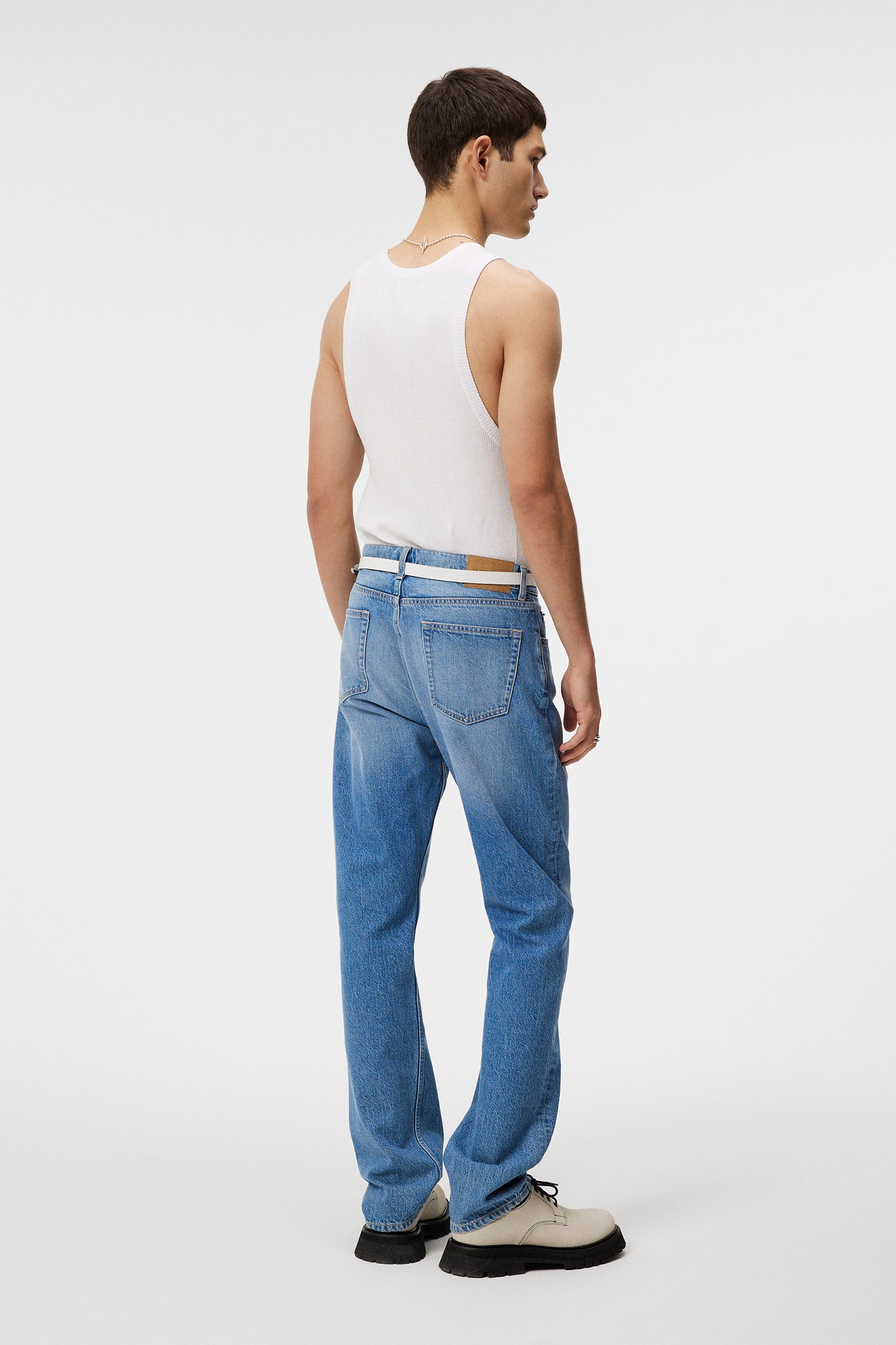 Tom Tank Top in Cloud White by J.Lindeberg