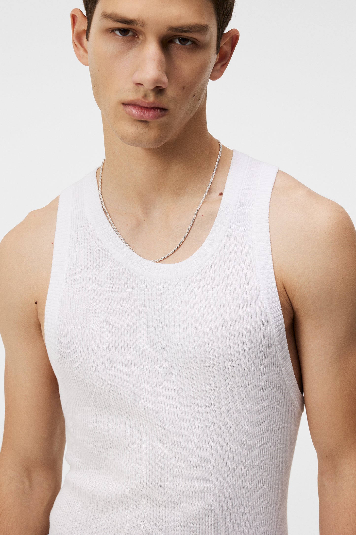 Tom Tank Top in Cloud White by J.Lindeberg