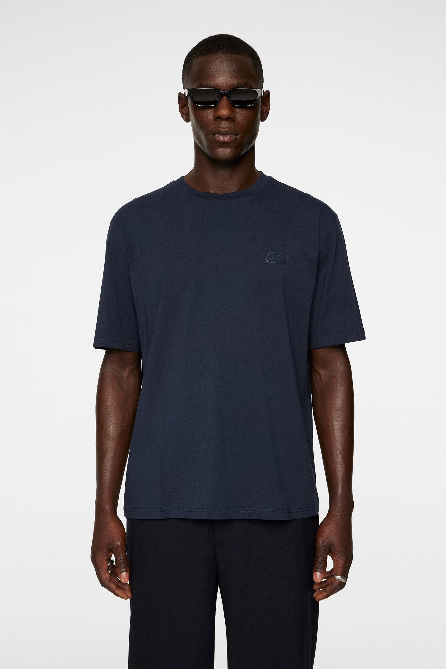 Hale Logo T-Shirt in JL Navy by J.Lindeberg