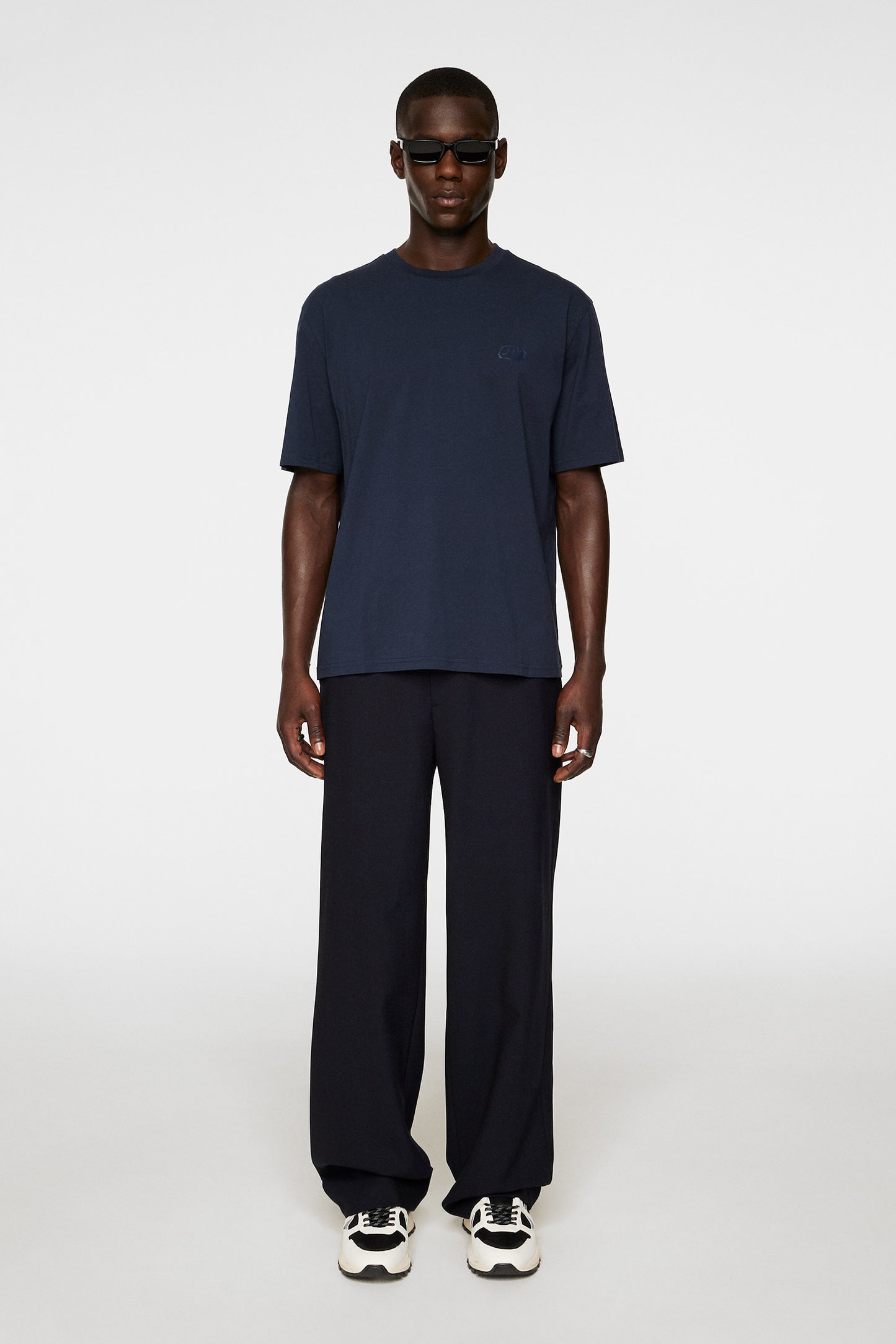 Hale Logo T-Shirt in JL Navy by J.Lindeberg