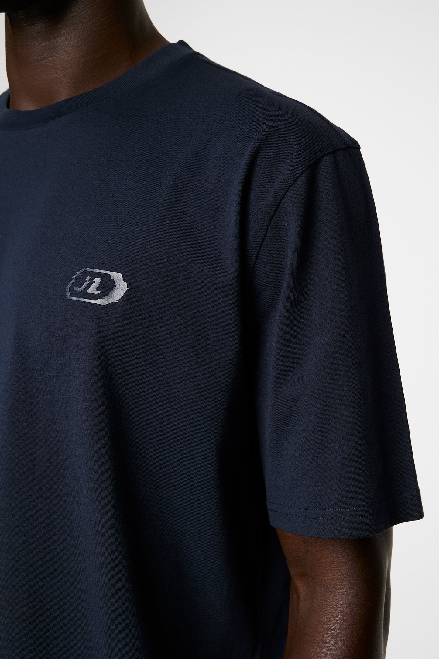 Hale Logo T-Shirt in JL Navy by J.Lindeberg