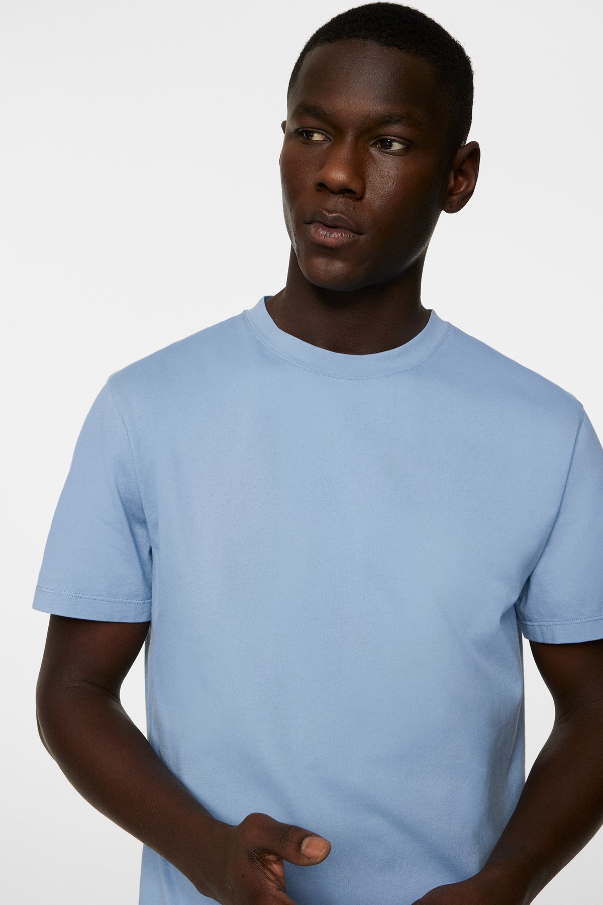 Sid Basic T-Shirt in Rain Washed by J.Lindeberg