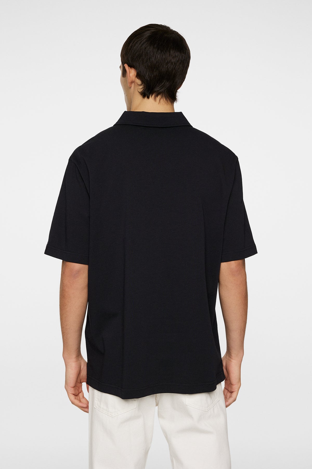 Roy relaxed Polo Pique in Black by J.Lindeberg