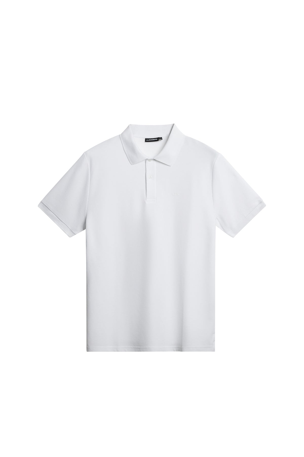 Rudy slim Polo Pique in White by J.Lindeberg