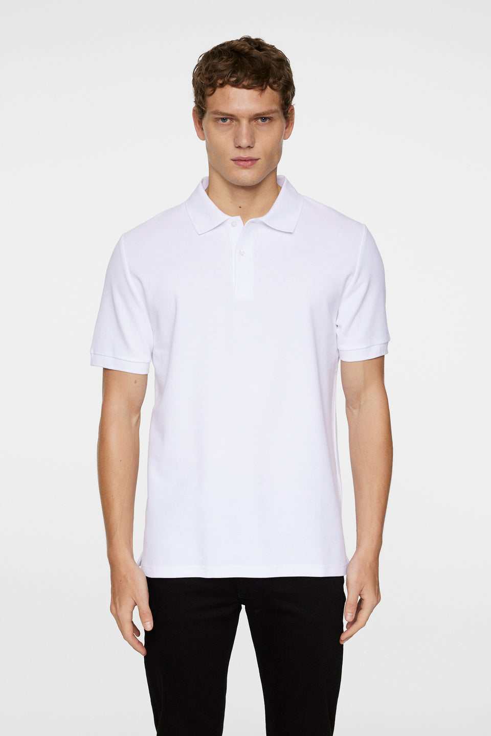 Rudy slim Polo Pique / White