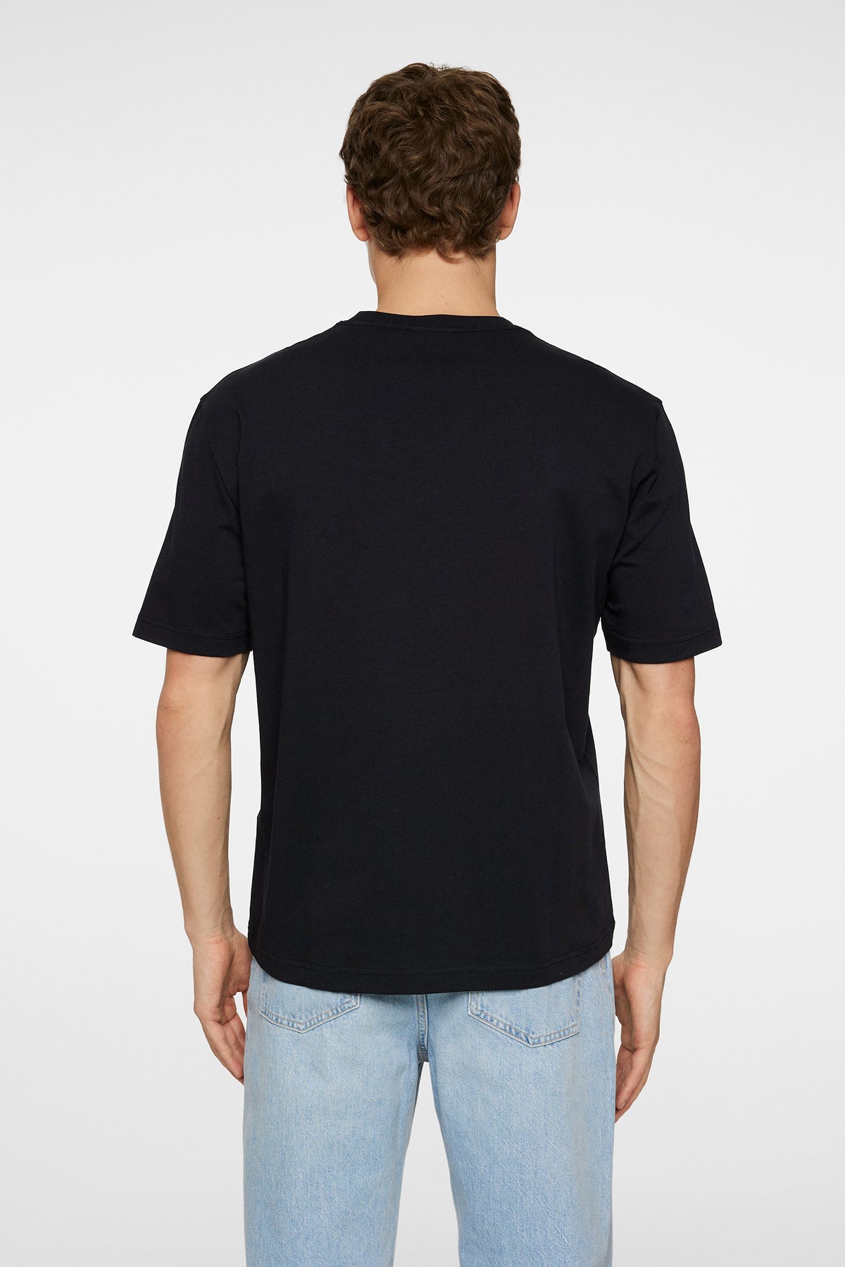 Hale Heavy Logo T-shirt in Black by J.Lindeberg