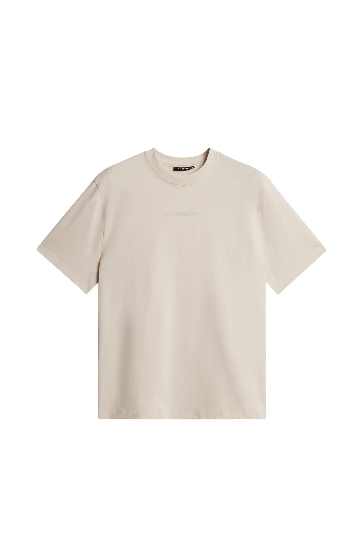 Hale Heavy Logo T-shirt in Moonbeam by J.Lindeberg
