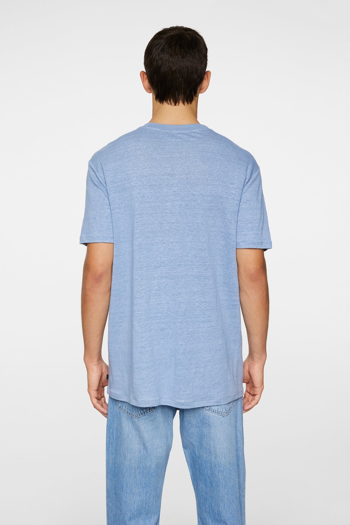 Coma Linen Tee in Rain Washed by J.Lindeberg