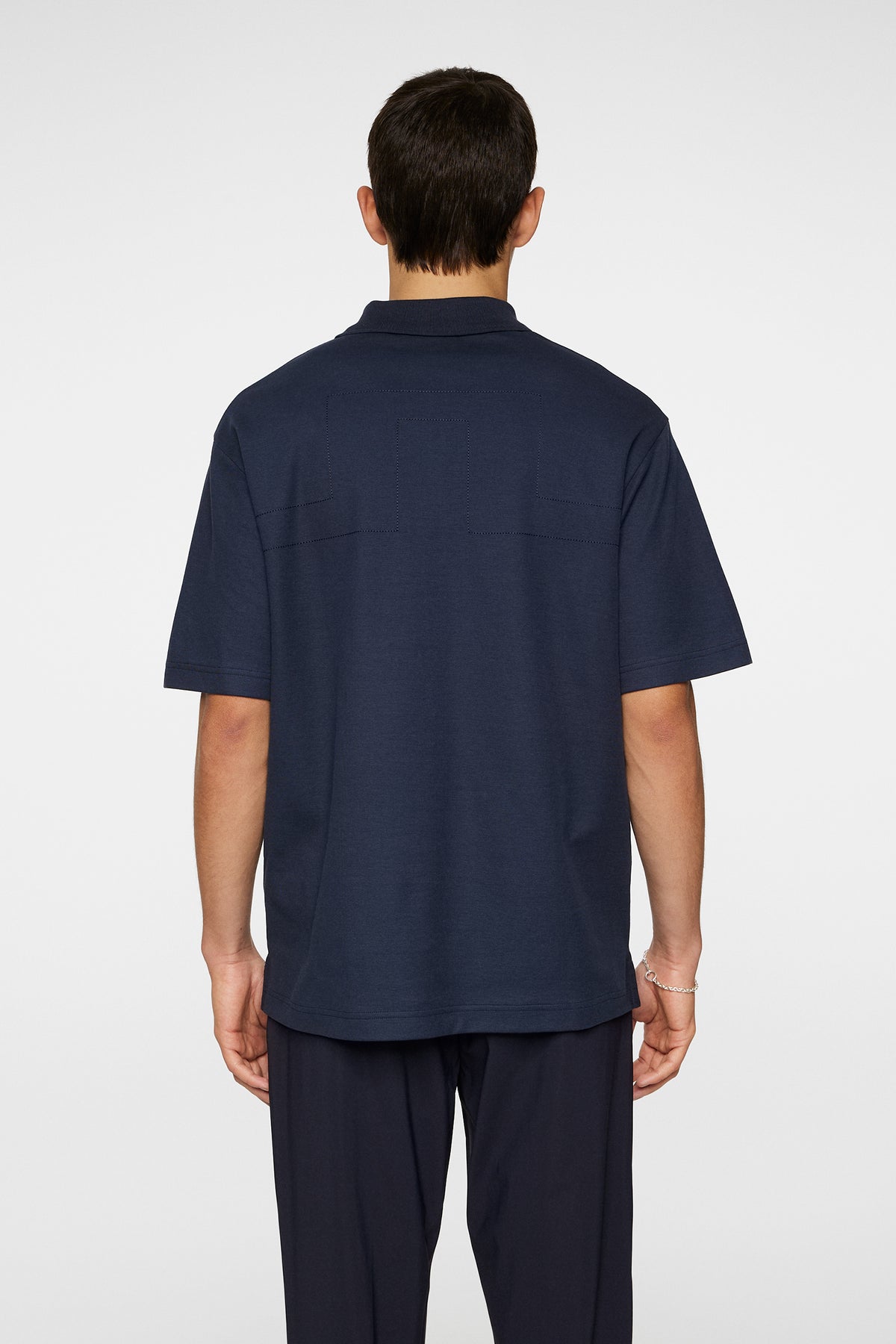 Trond Polo Pique in JL Navy by J.Lindeberg