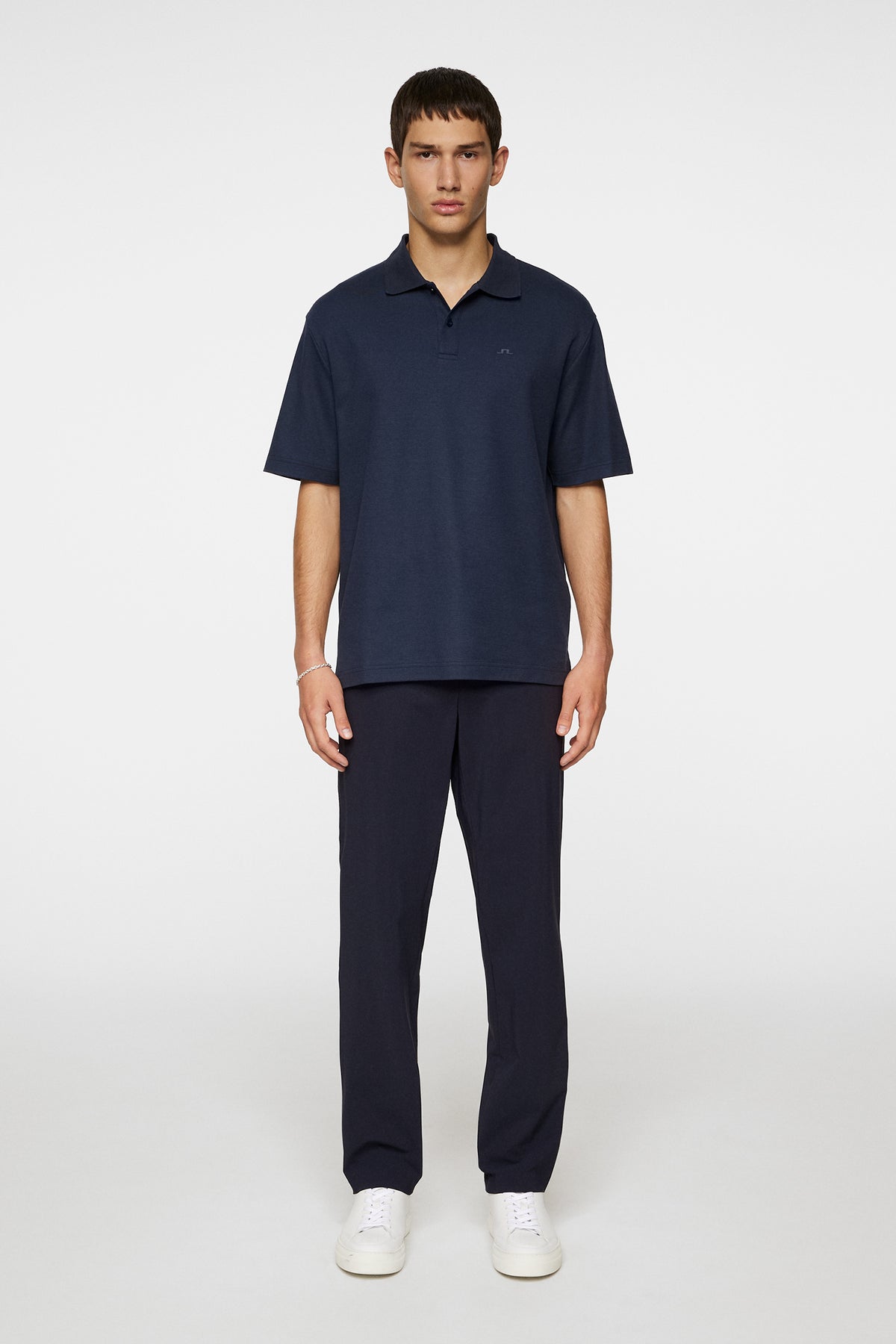 Trond Polo Pique in JL Navy by J.Lindeberg