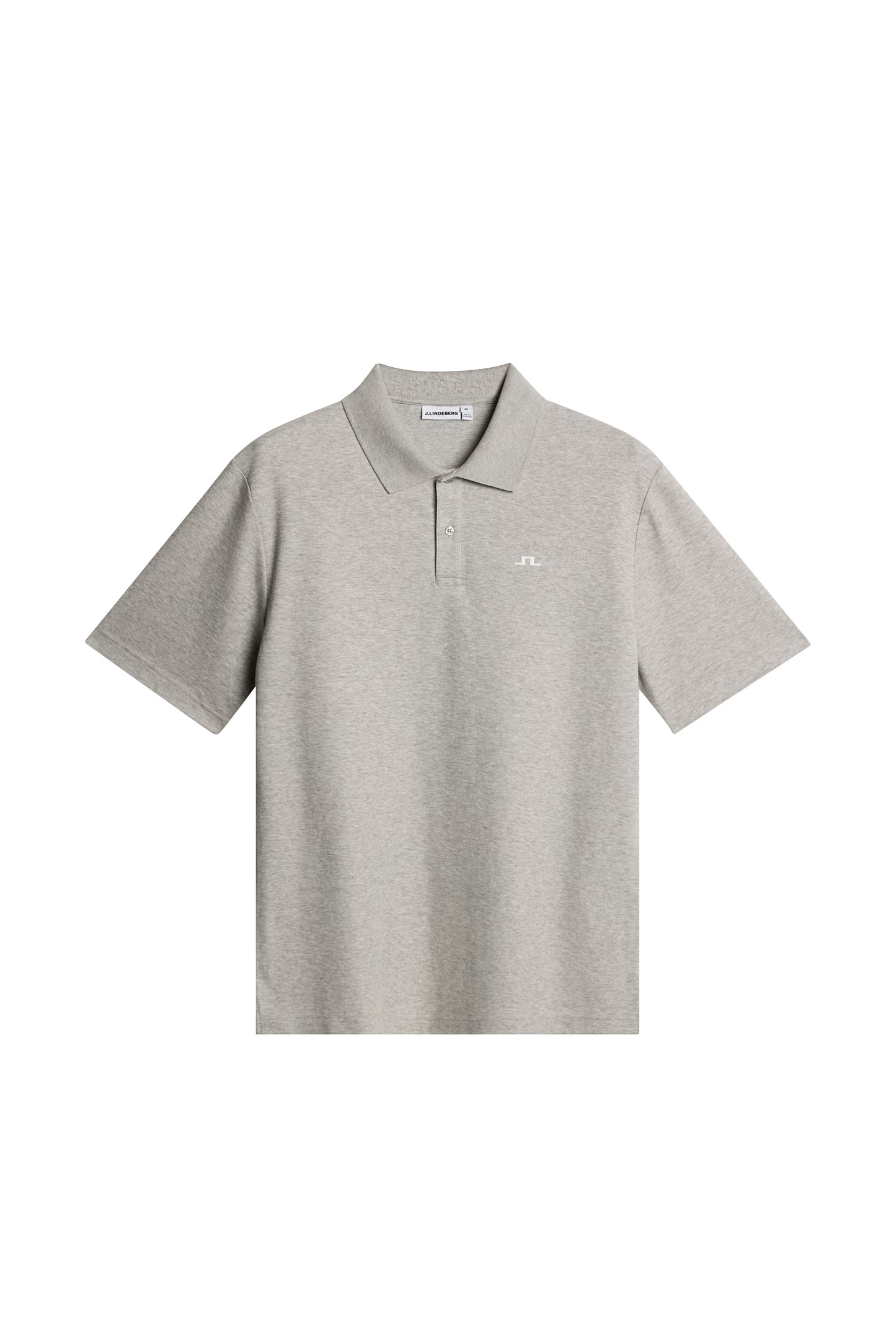 Trond Polo Pique in Light Grey Melange by J.Lindeberg