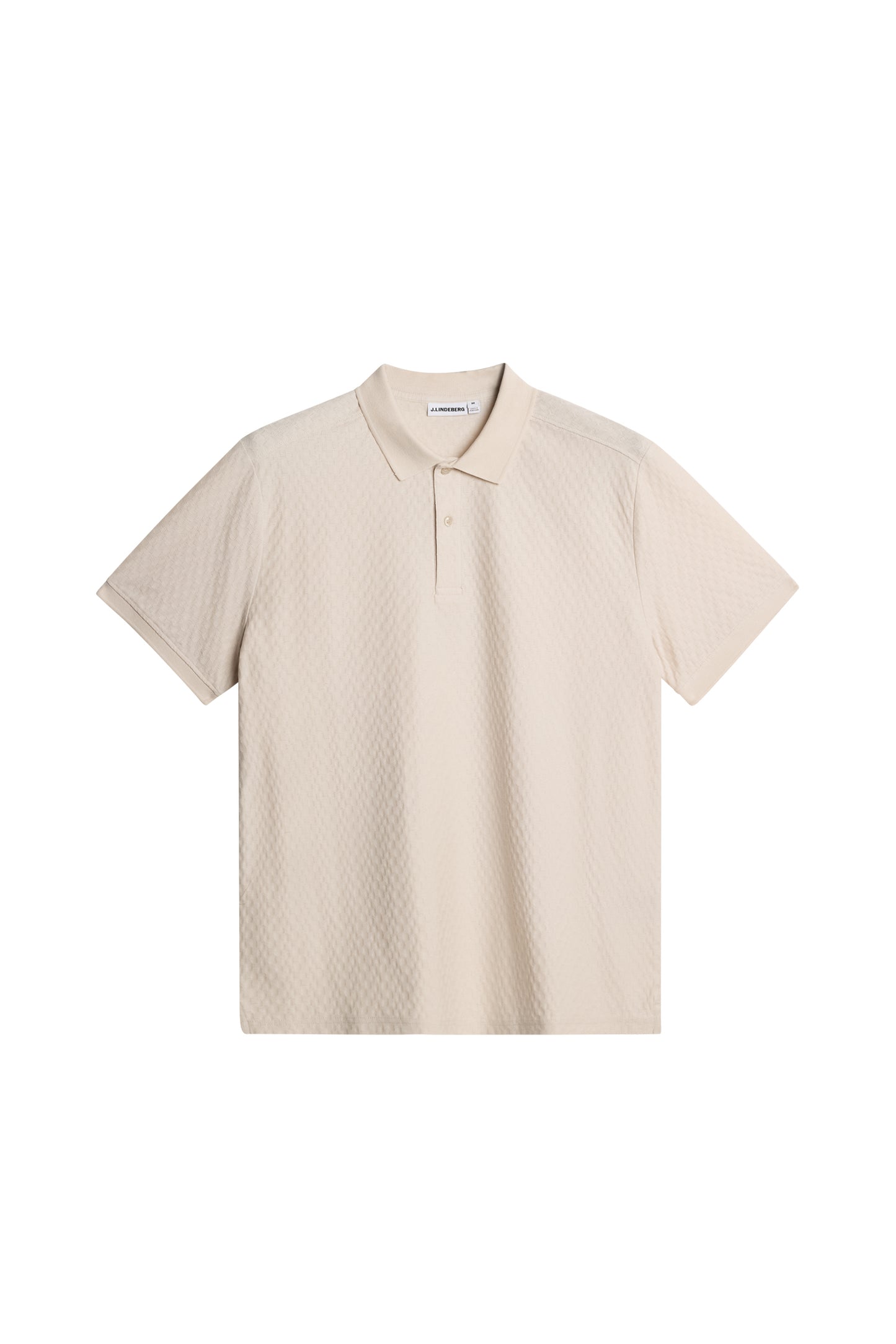 Devon Jacquard Polo in Moonbeam by J.Lindeberg