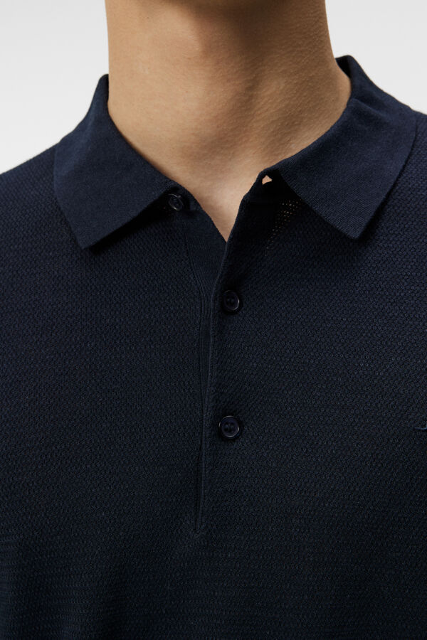 Rowan Structure Long Sleeve Polo