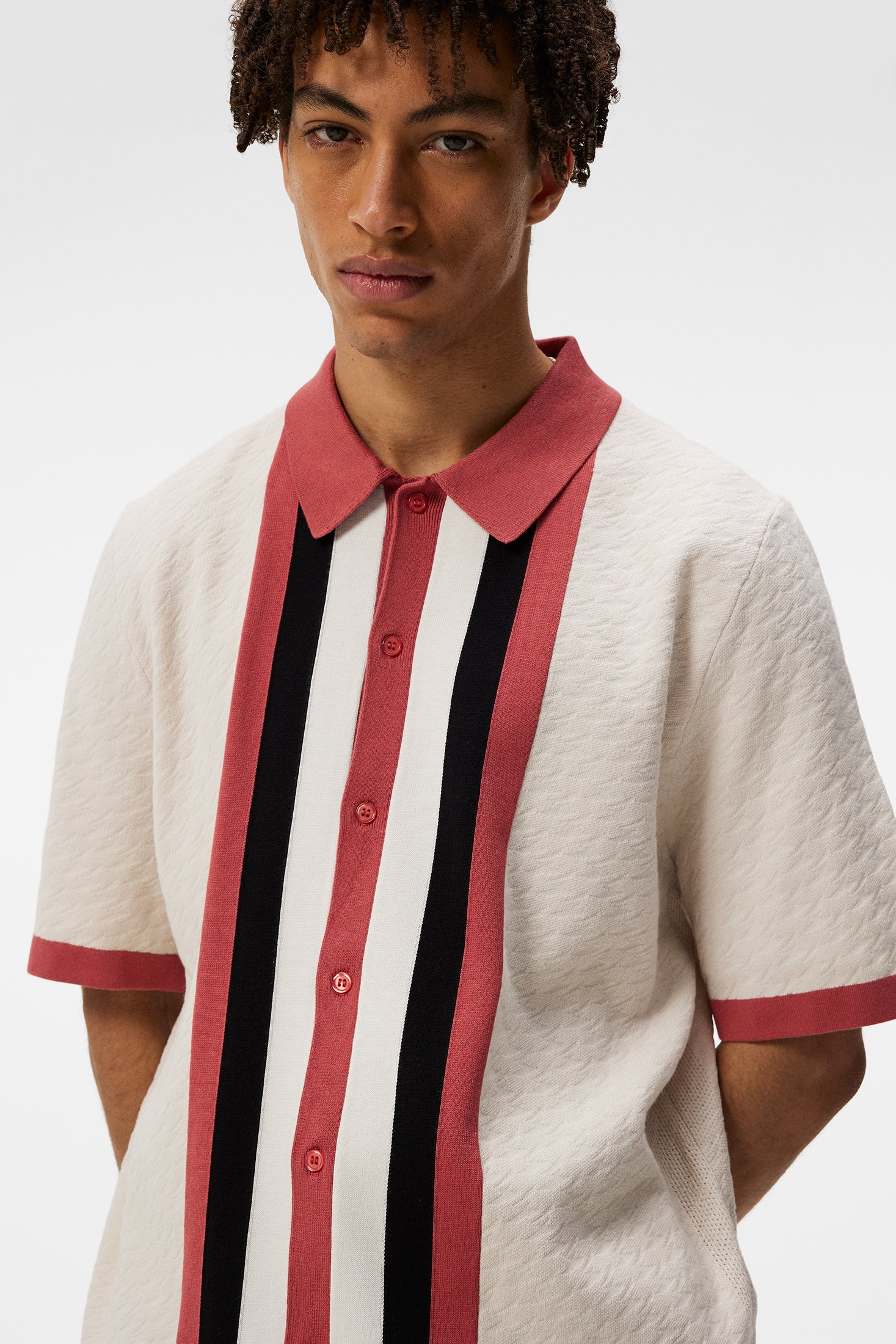 Rayne Jacquard Monogram Polo