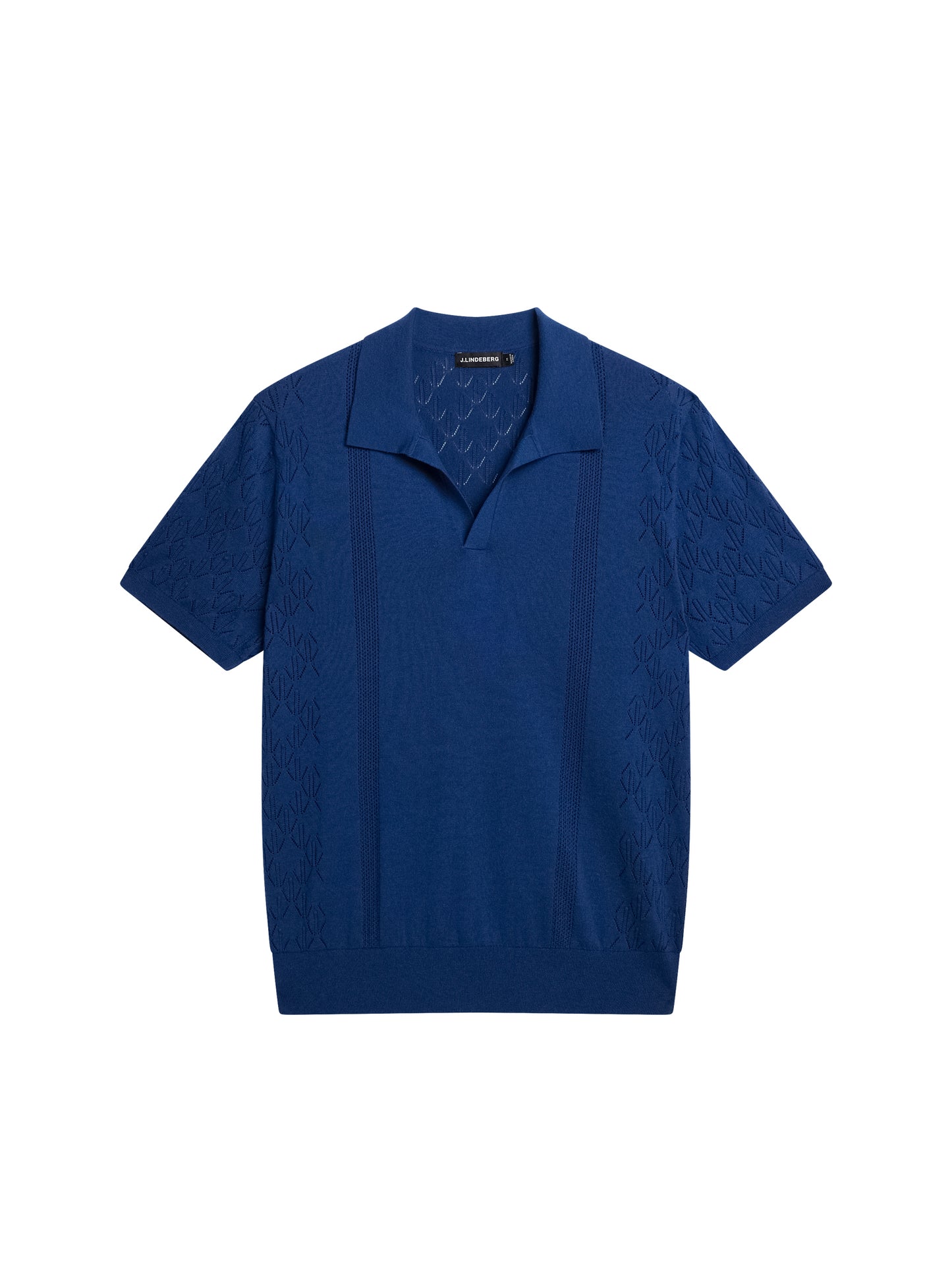 Ringo Open Collar in Estate Blue by J.Lindeberg