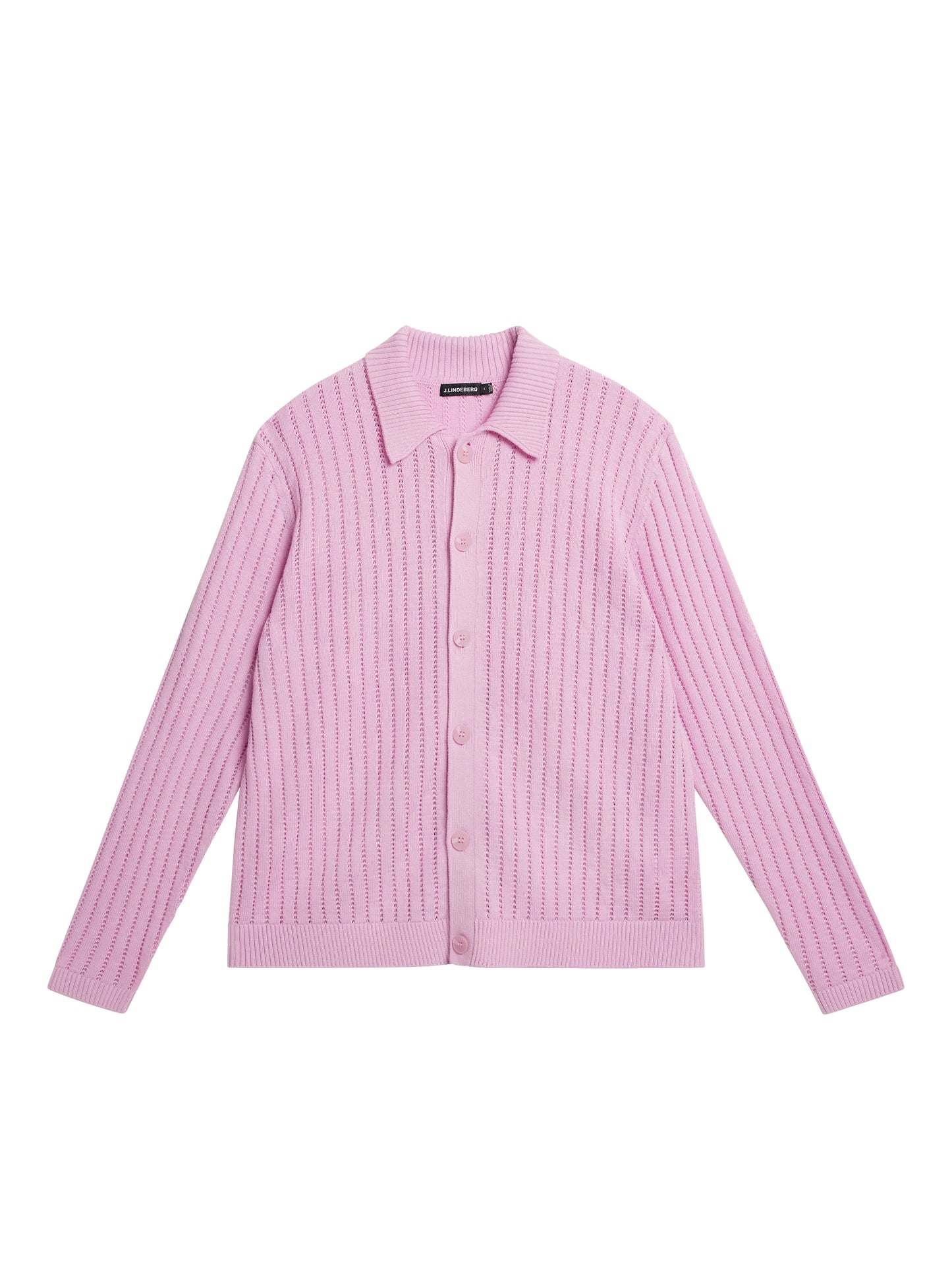 Edmondo Collar Cardigan in Pink Lavender by J.Lindeberg