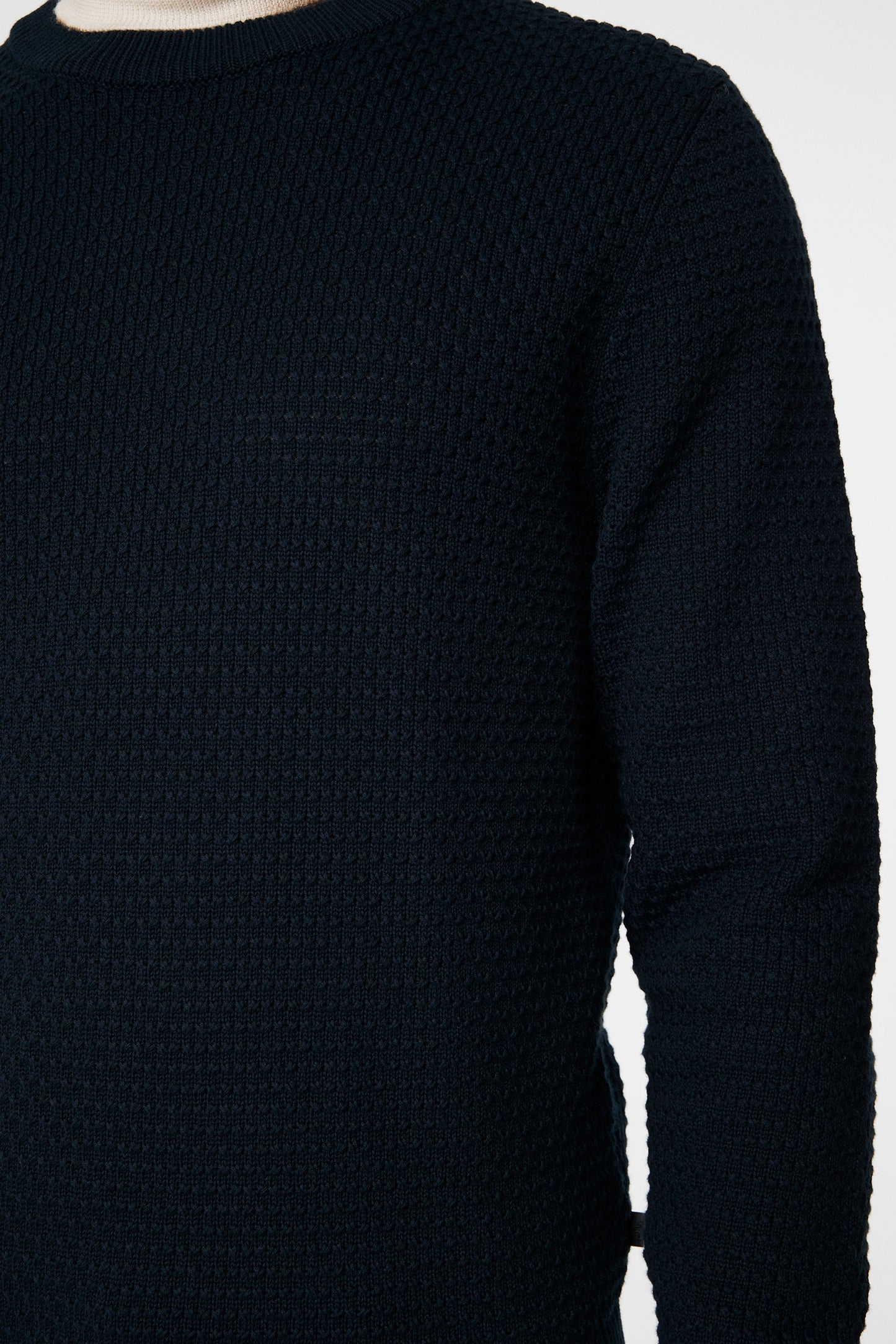 Oliver Structure Sweater in JL Navy by J.Lindeberg