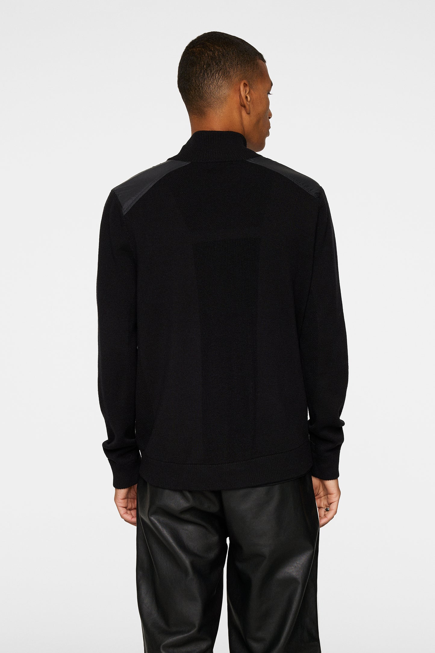 Marty Hybrid Jacket in Black by J.Lindeberg