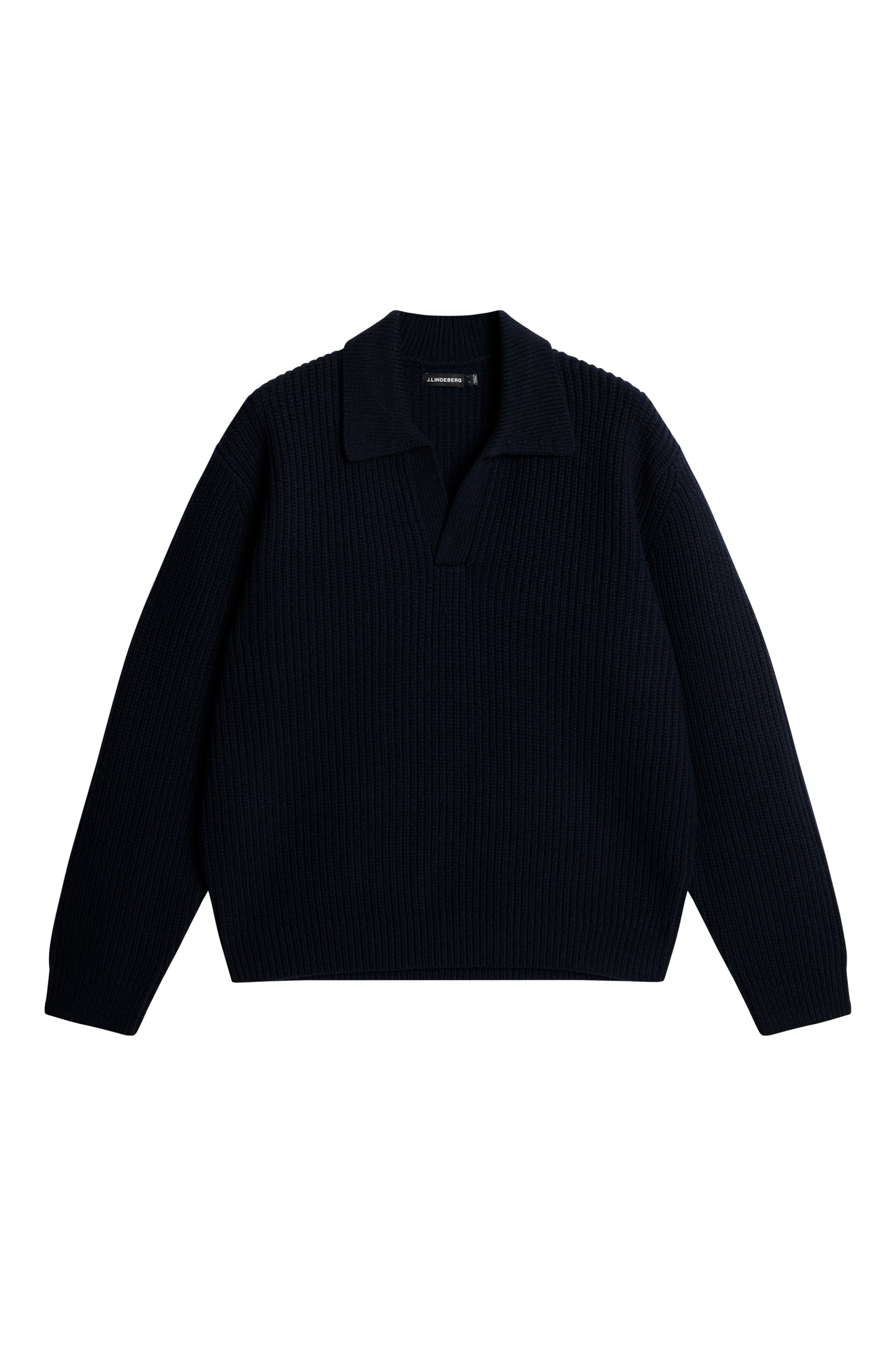 Jethro Heavy Polo Knit in JL Navy by J.Lindeberg
