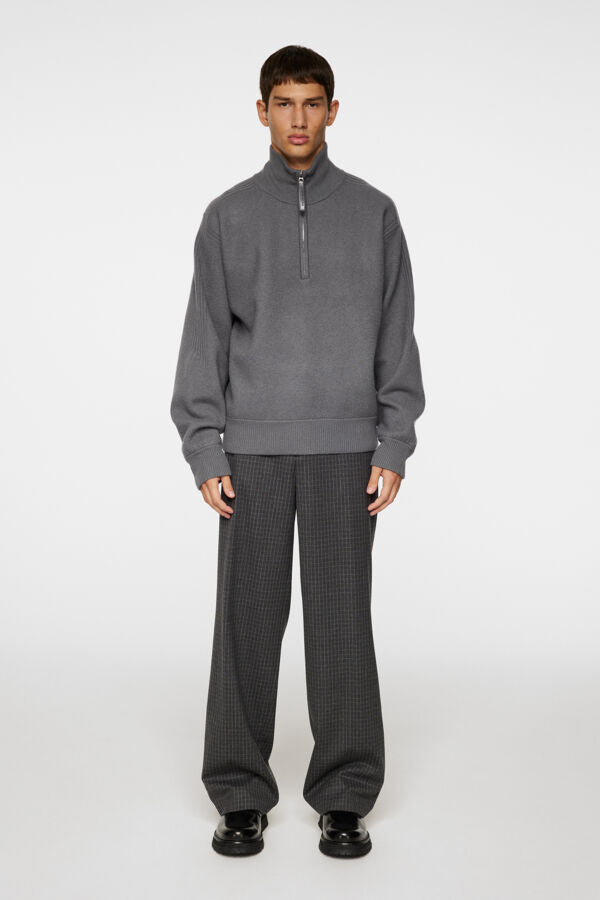 Bon Boiled Wool Quarter Zip