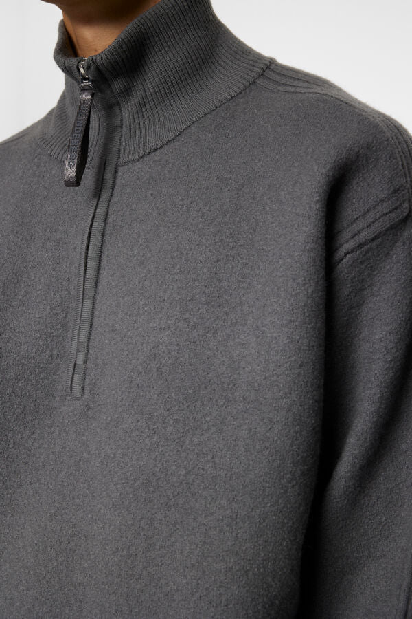 Bon Boiled Wool Quarter Zip