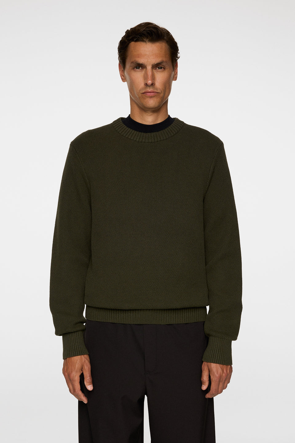 Oliver Structure Sweater / Forest Green