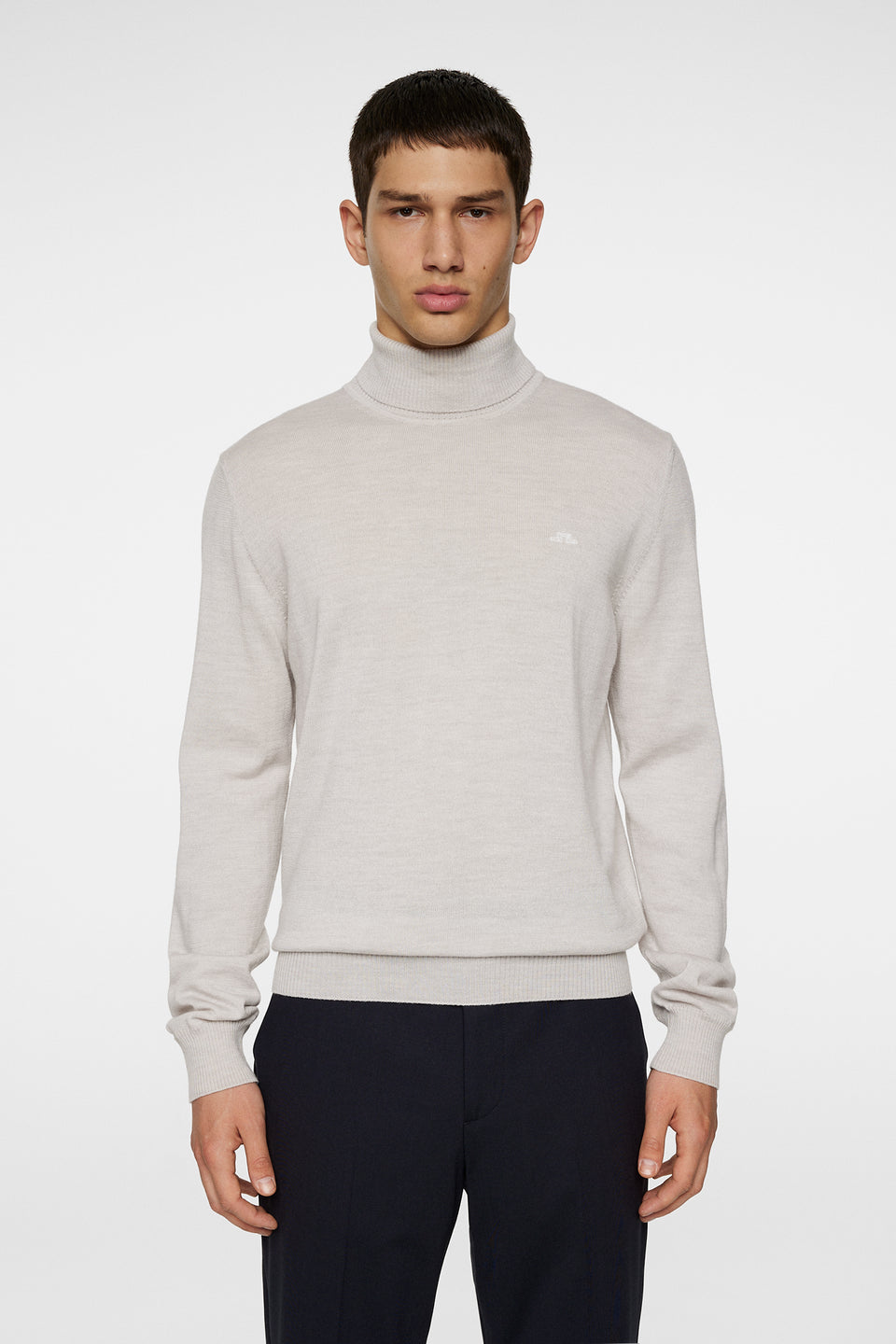 Kaden Merino Turtle Neck / Moonbeam Melange