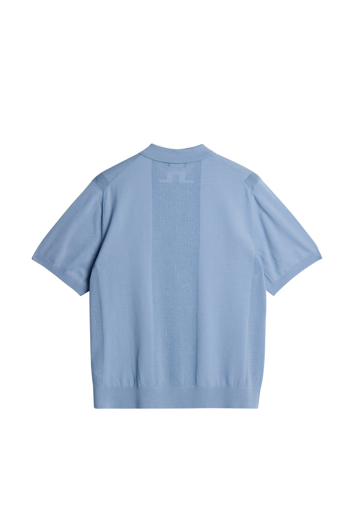 Reymond Solid Stripe Polo in Rain Washed by J.Lindeberg