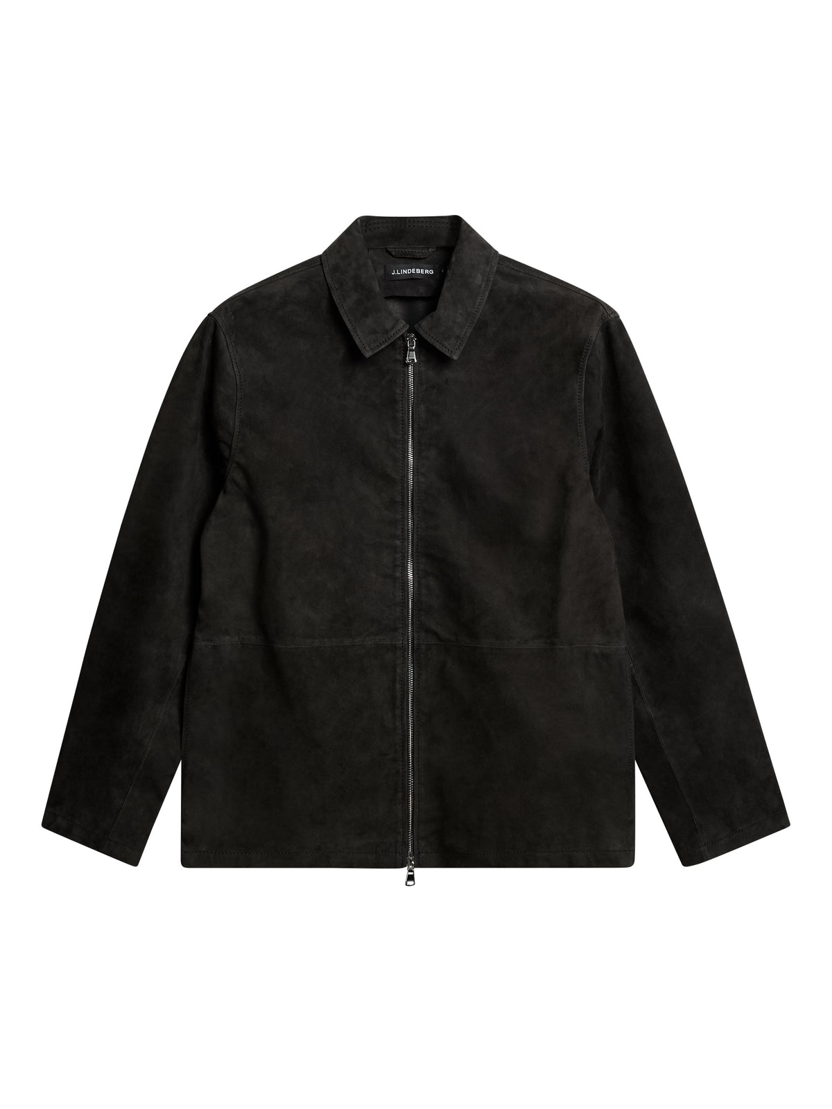 Jonah WR Suede Overshirt in Washed Black by J.Lindeberg