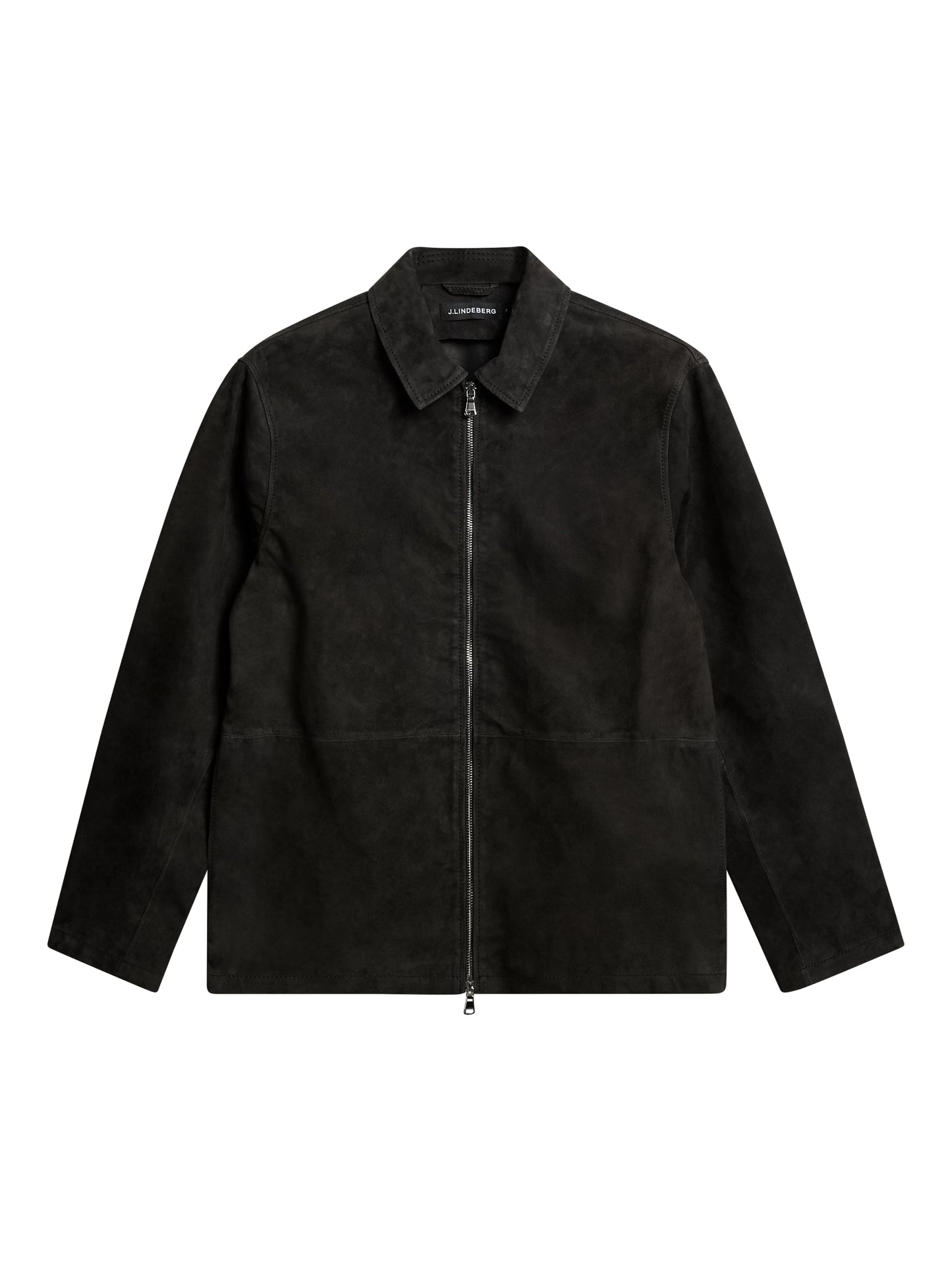 Jonah WR Suede Overshirt in Washed Black by J.Lindeberg