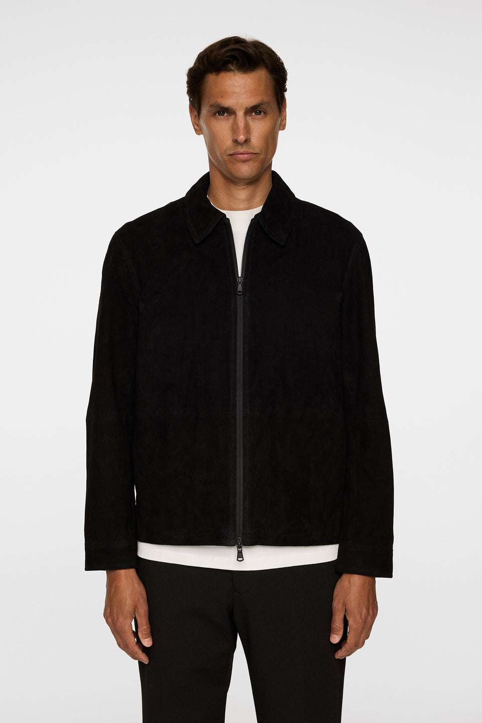 Jase WR Suede Overshirt / Black