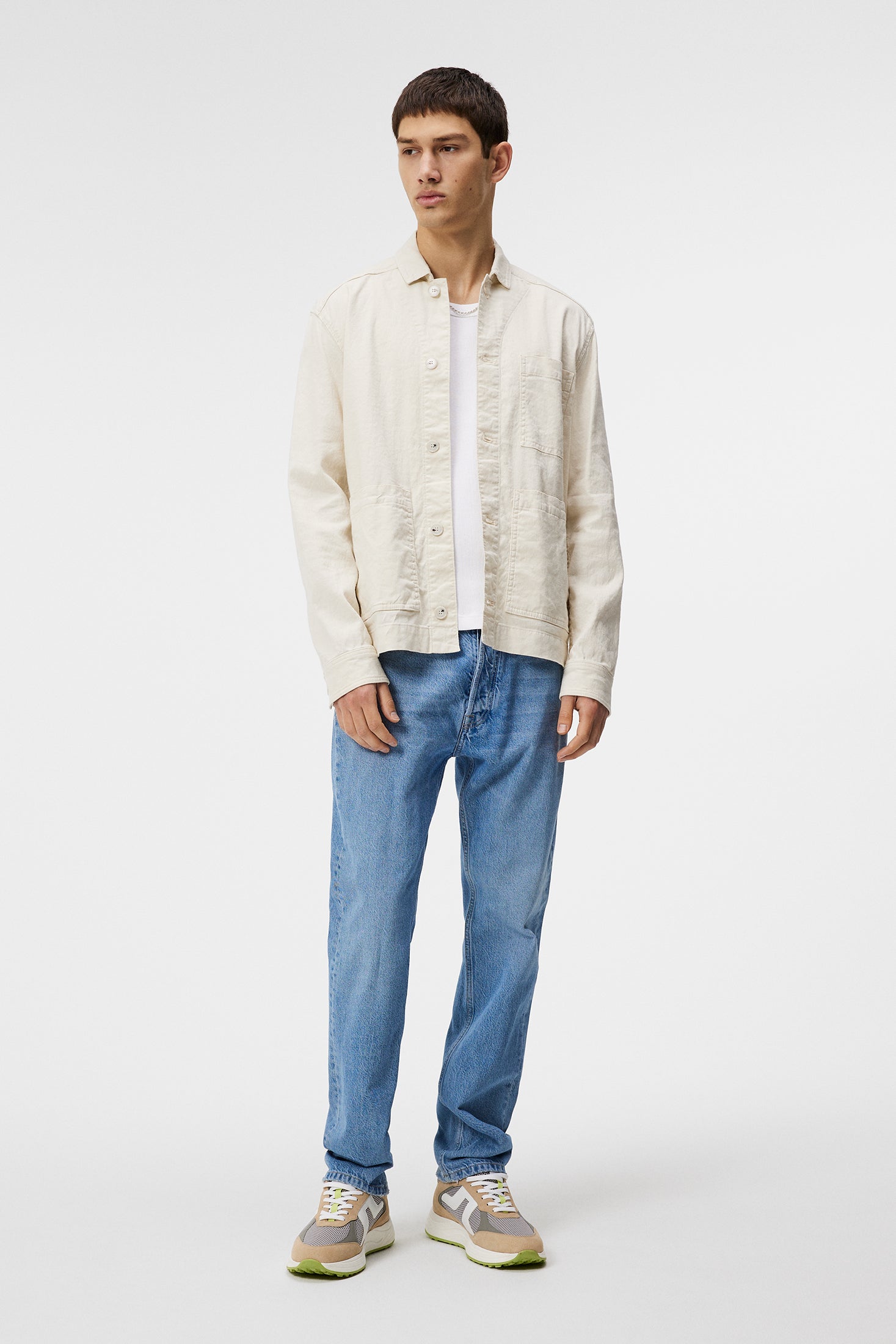 Errol Linen Workwear Overshirt