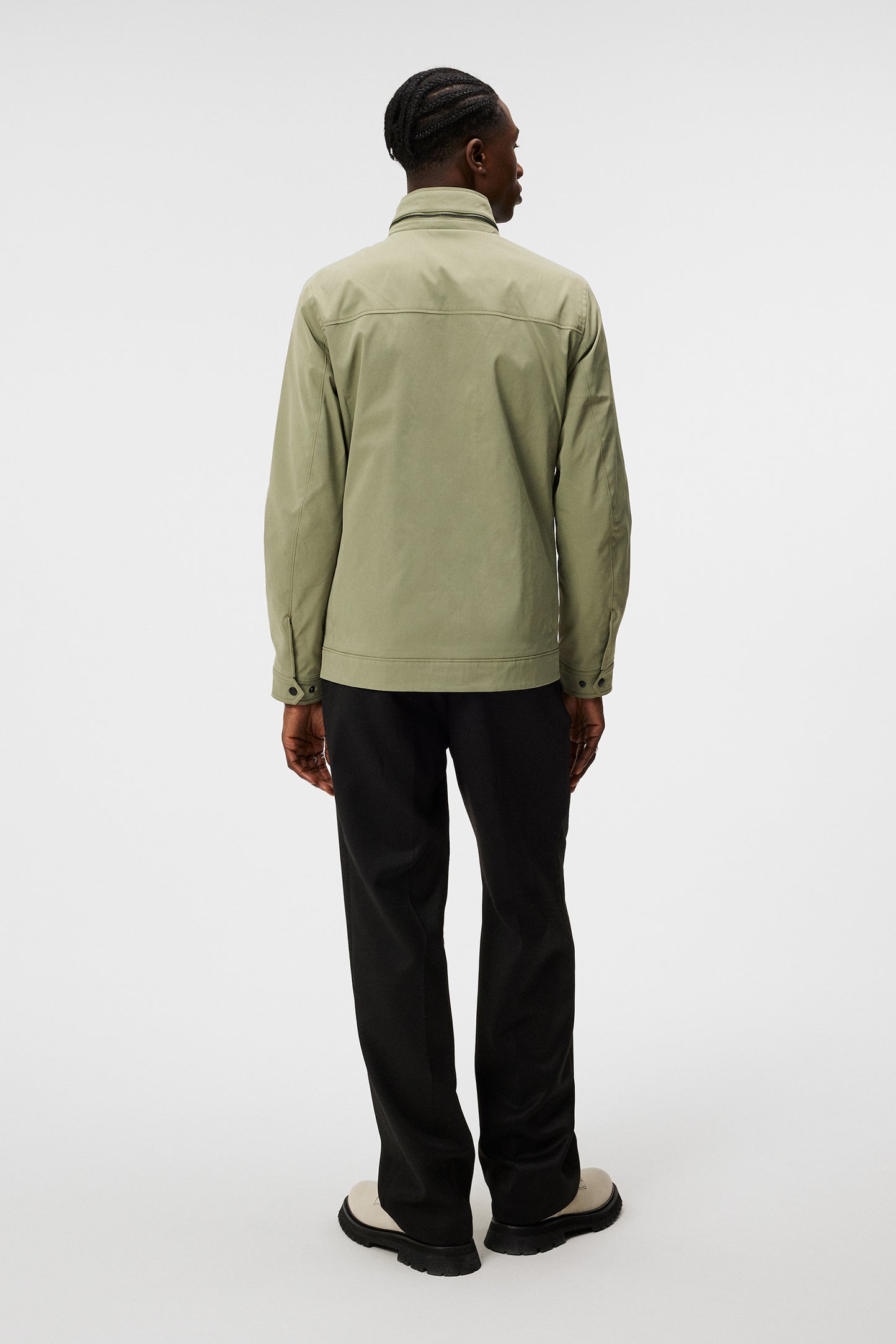 Bailey Poly Jacket in Oil Green by J.Lindeberg