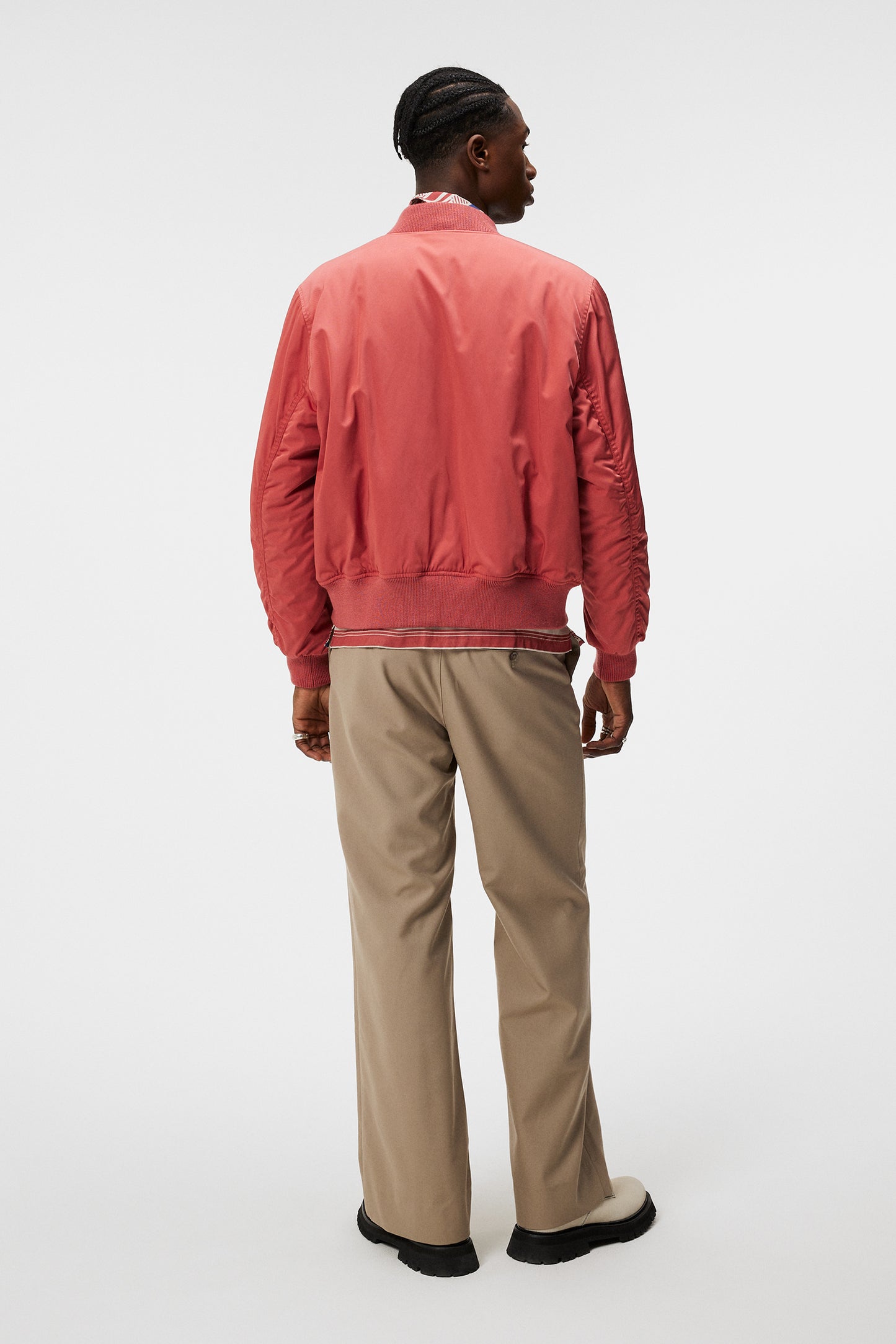 Bradfield Twill Nylon jacket in Dusty Cedar by J.Lindeberg