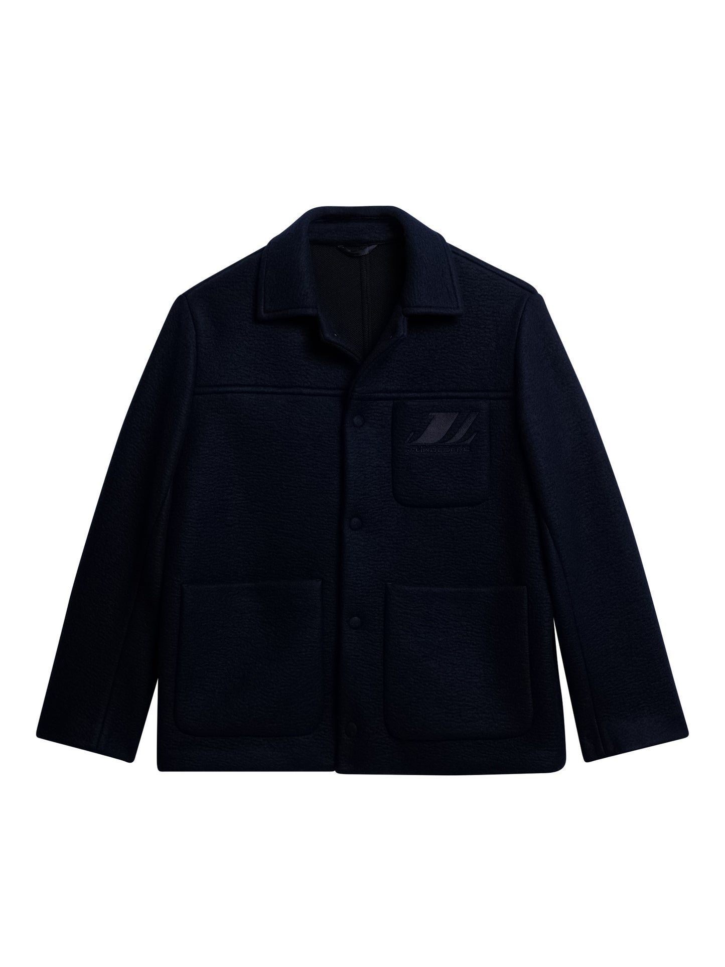 Ferdi Wool Mix Jacket in JL Navy by J.Lindeberg